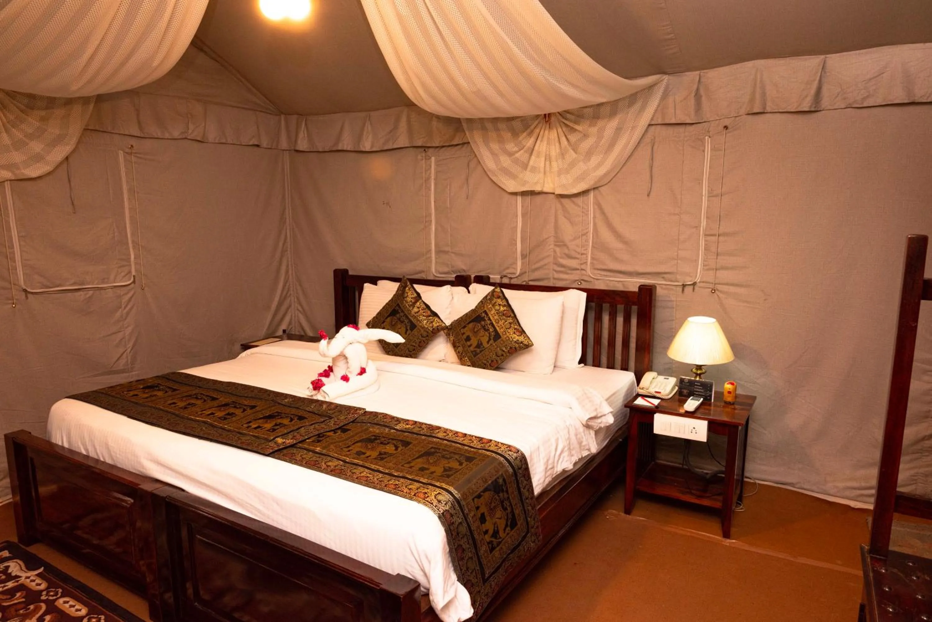 Bed in Om Vilas Benares, Varanasi