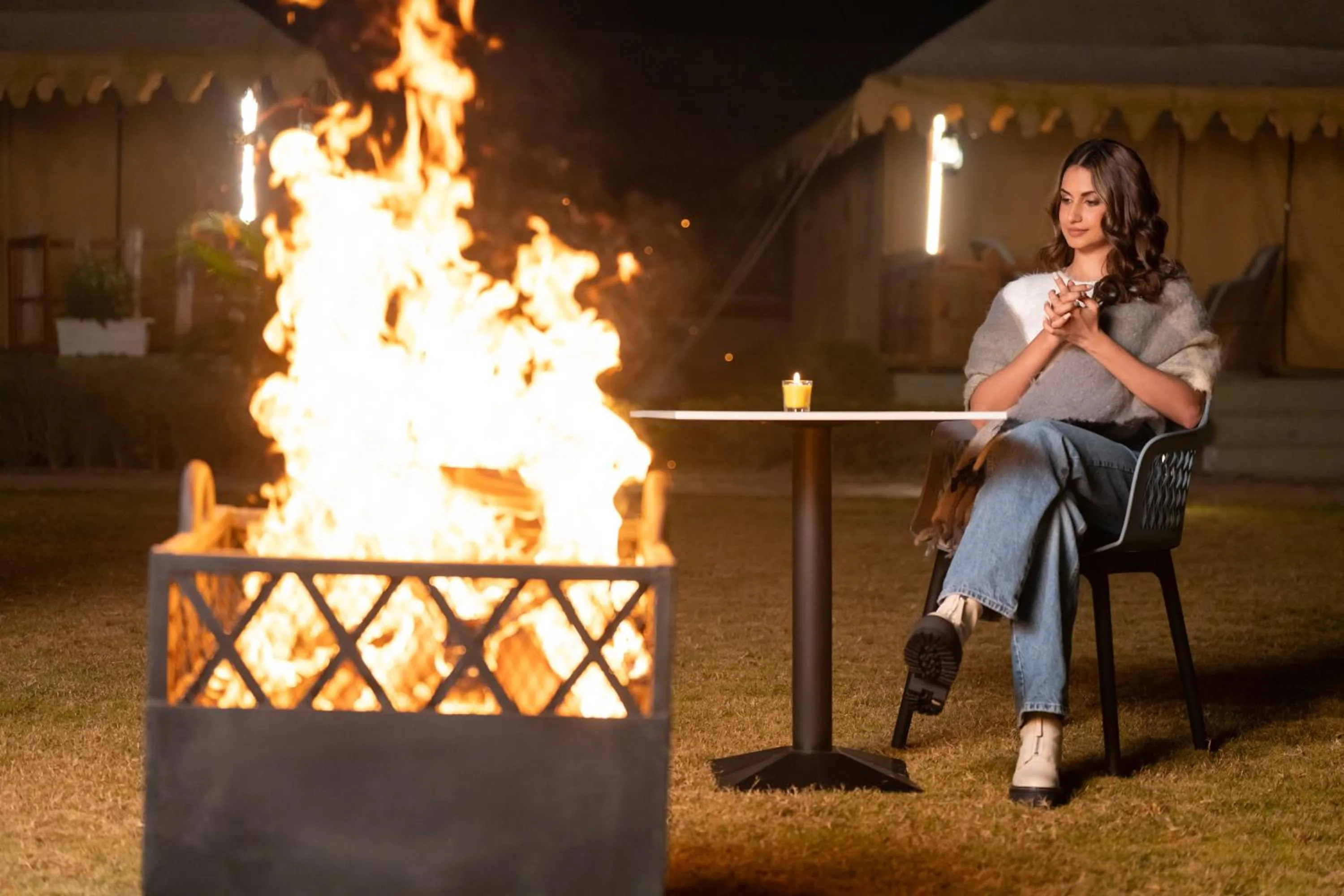 Night in Om Vilas Benares, Varanasi
