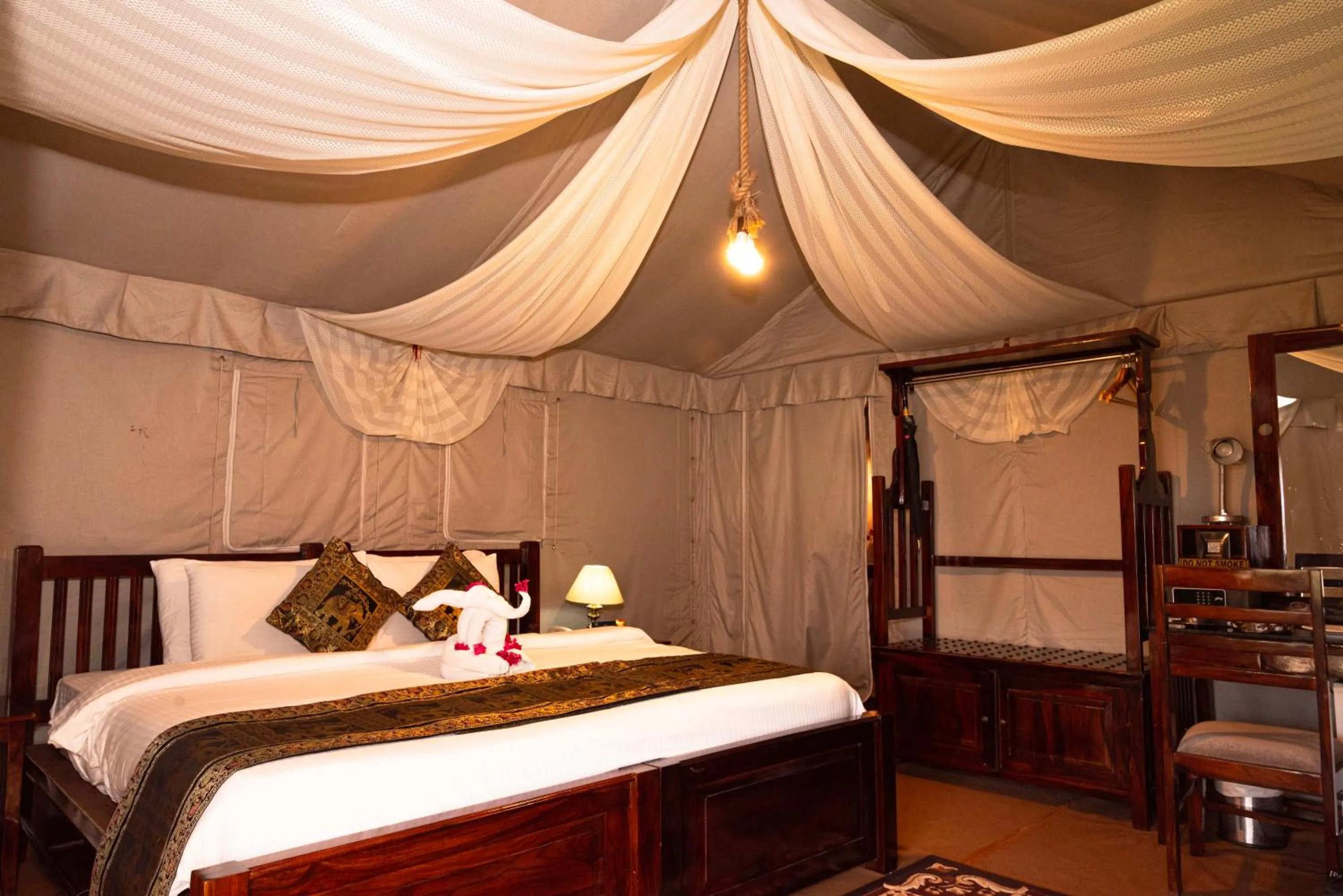 Bed in Om Vilas Benares, Varanasi