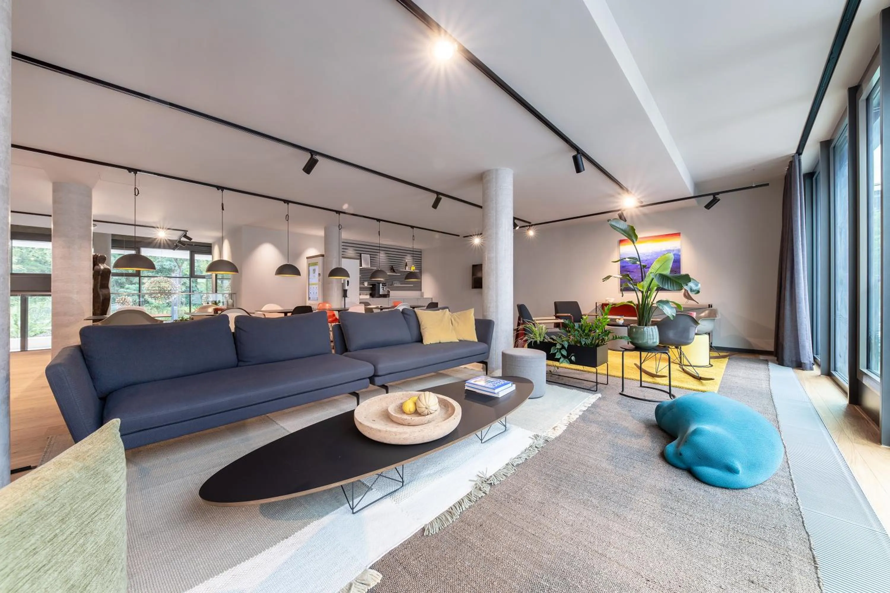 Lounge or bar in ipartment Darmstadt