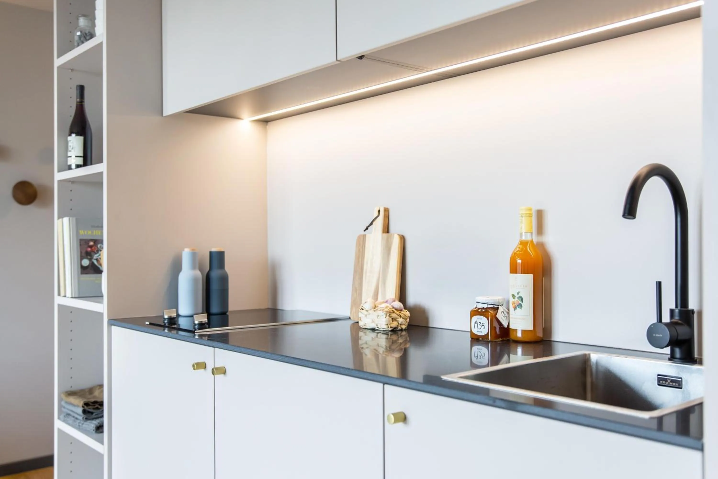 Kitchen or kitchenette in ipartment Darmstadt HOME by Best Western