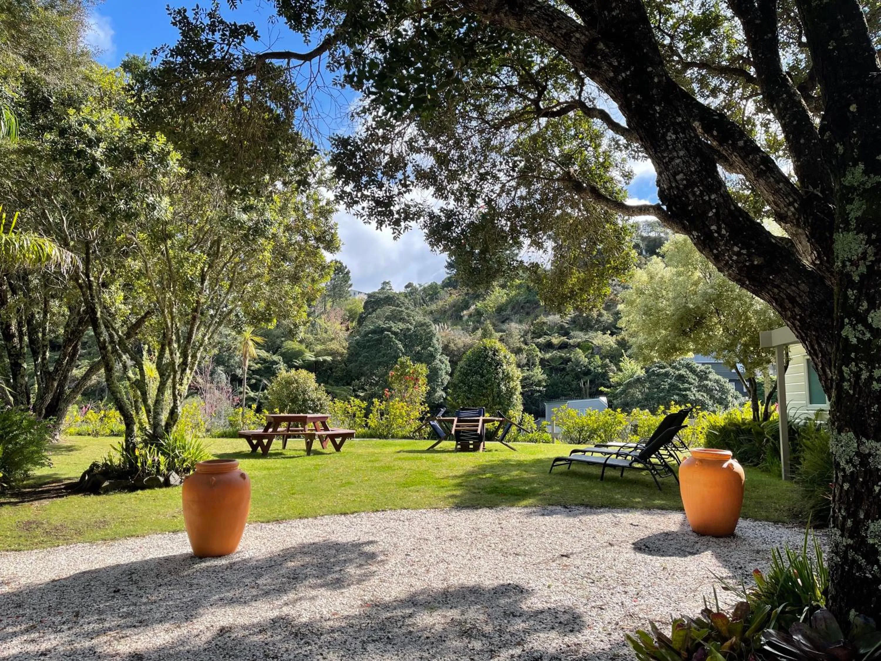 Garden in Tatahi Lodge Beach Resort