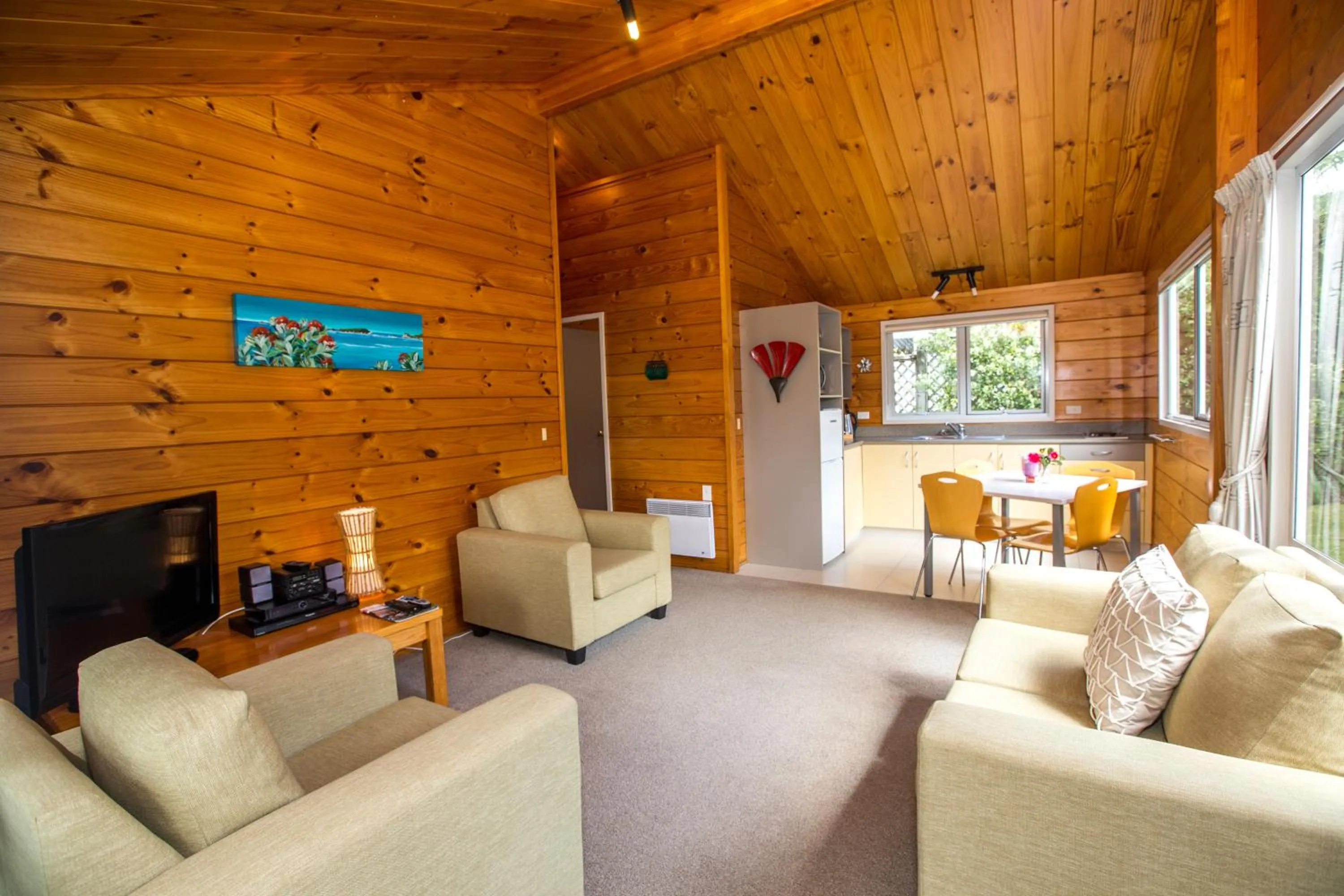 Living room in Tatahi Lodge Beach Resort