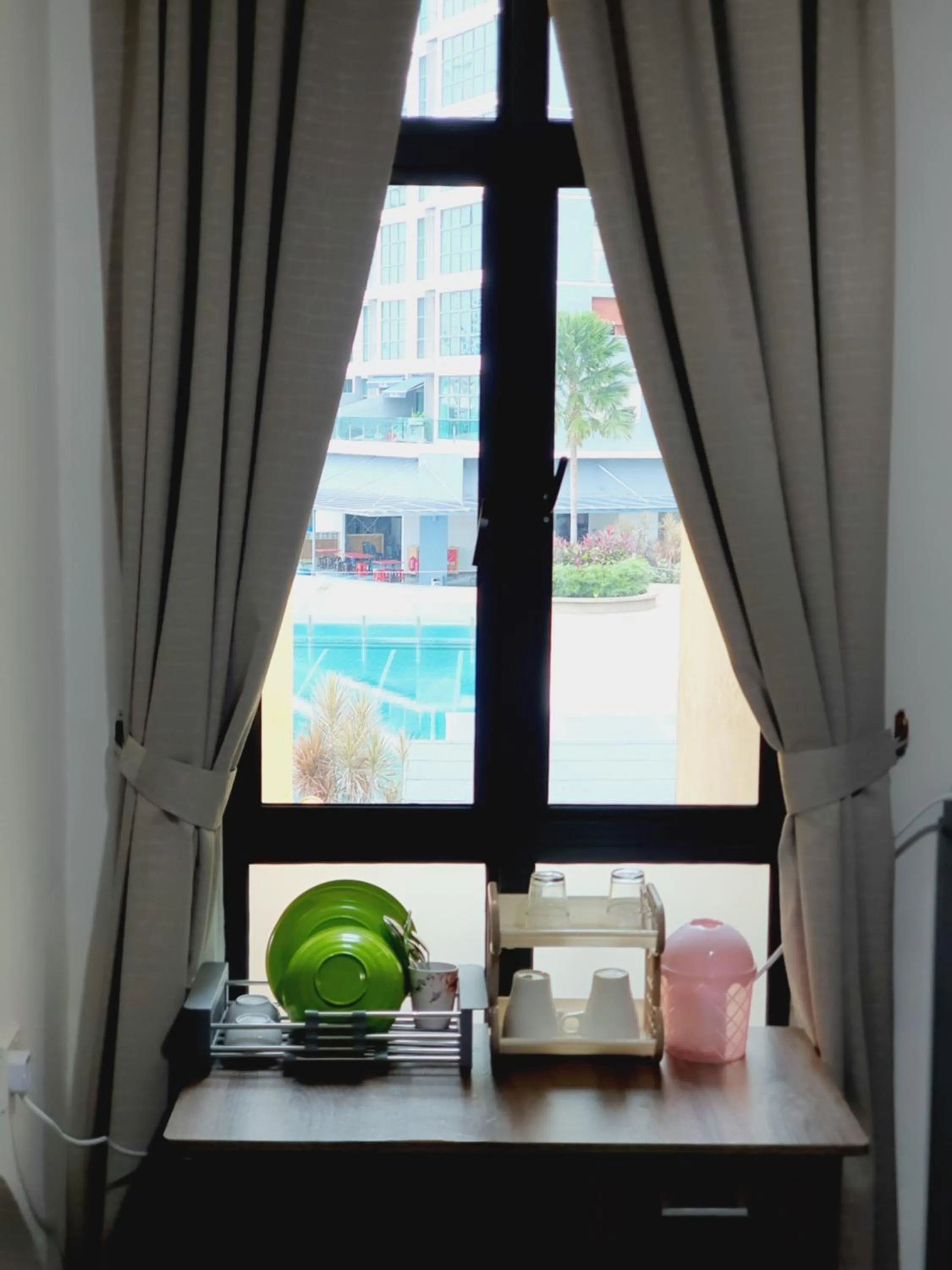 Pool view in Vista Royal Homestay