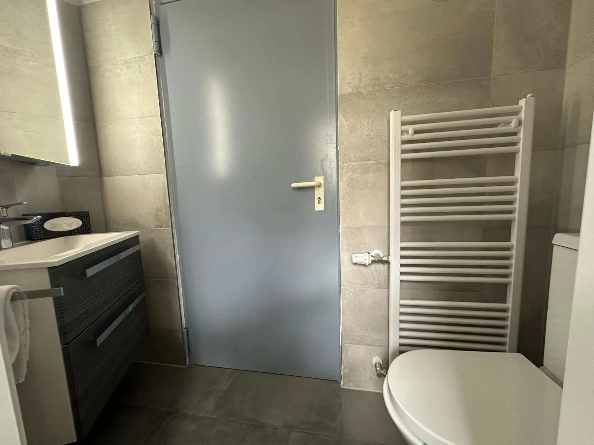 Toilet in Hotel Luther Birke Wittenberg