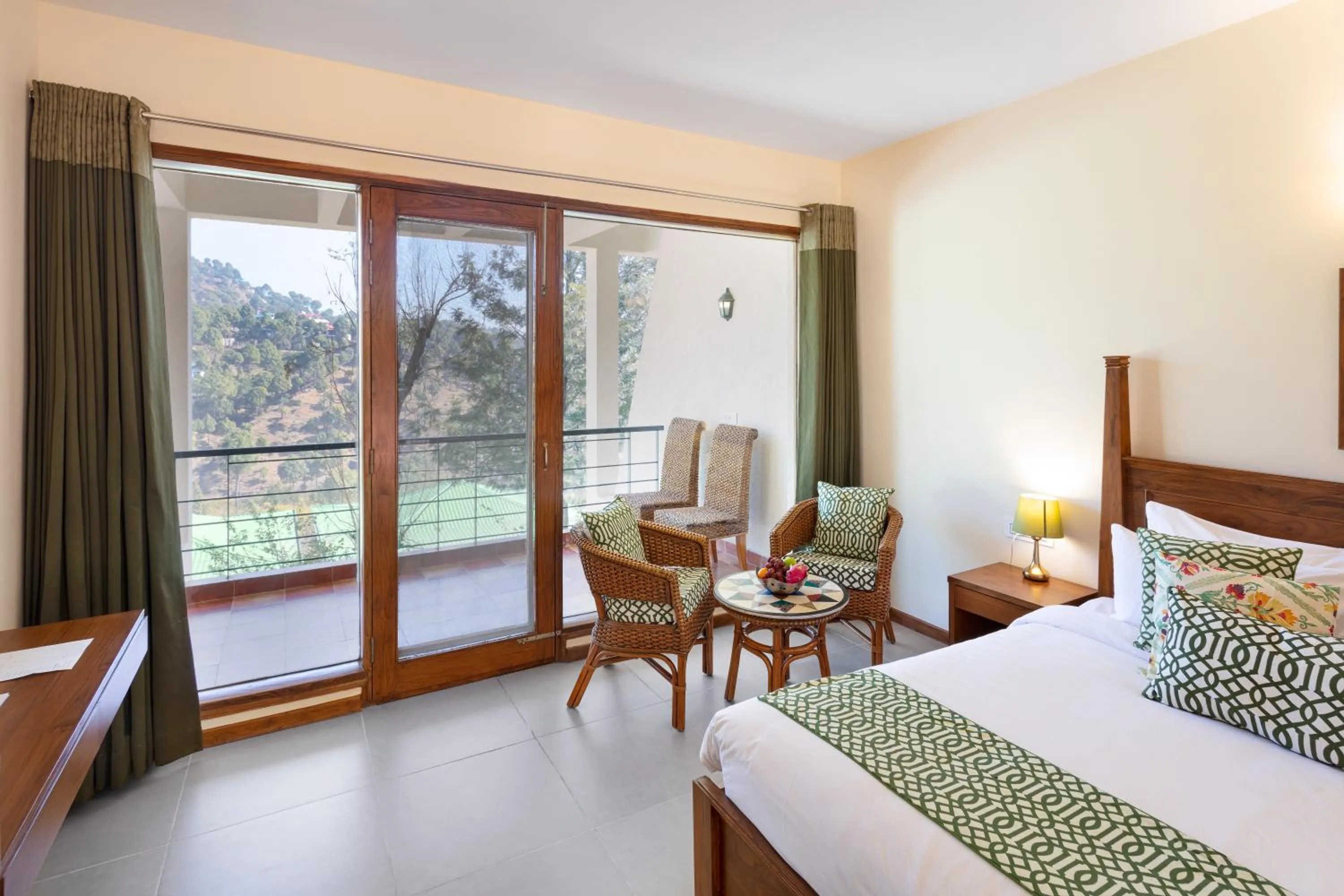 View (from property/room), Bed in Suryavilas Luxury Resort & Spa