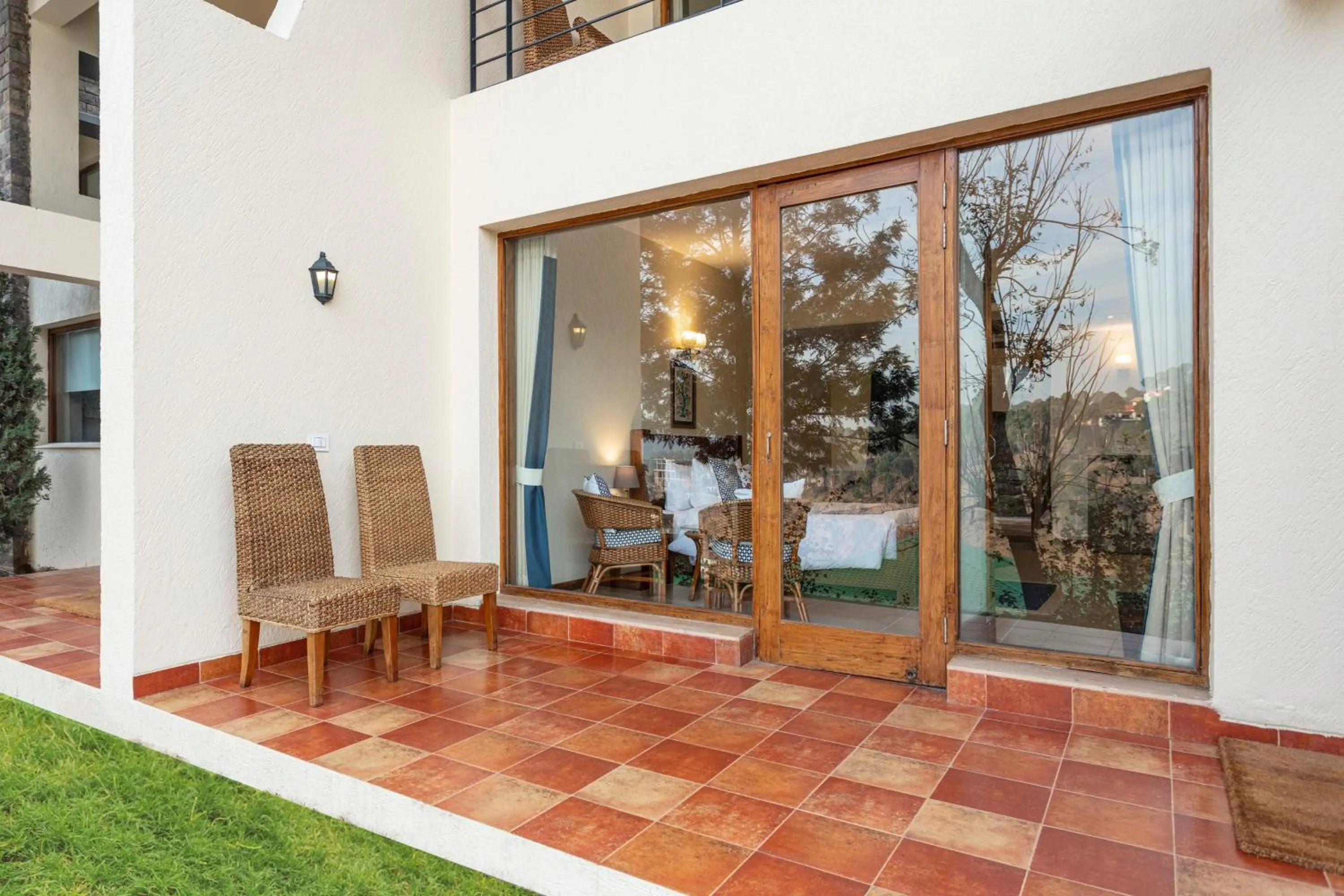 Balcony/Terrace in Suryavilas Luxury Resort & Spa