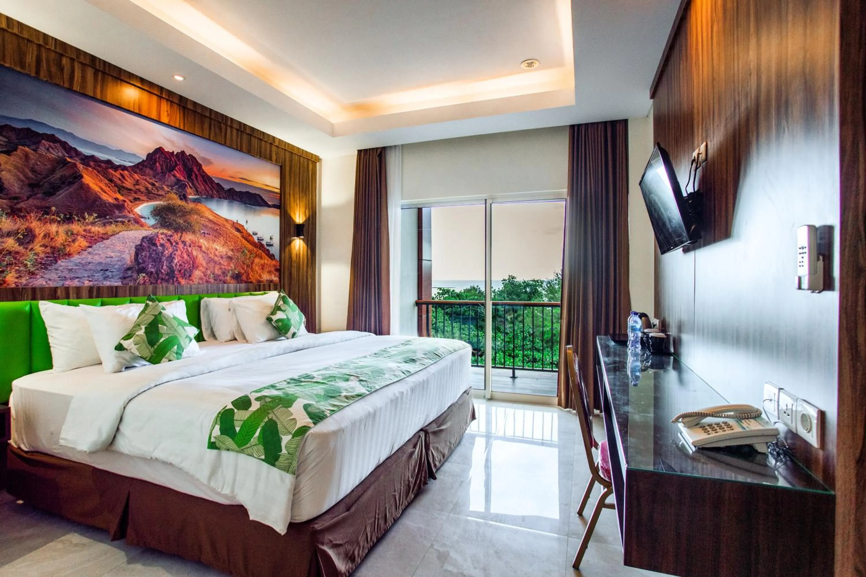 Bed in Sylvia Hotel & Resort Komodo