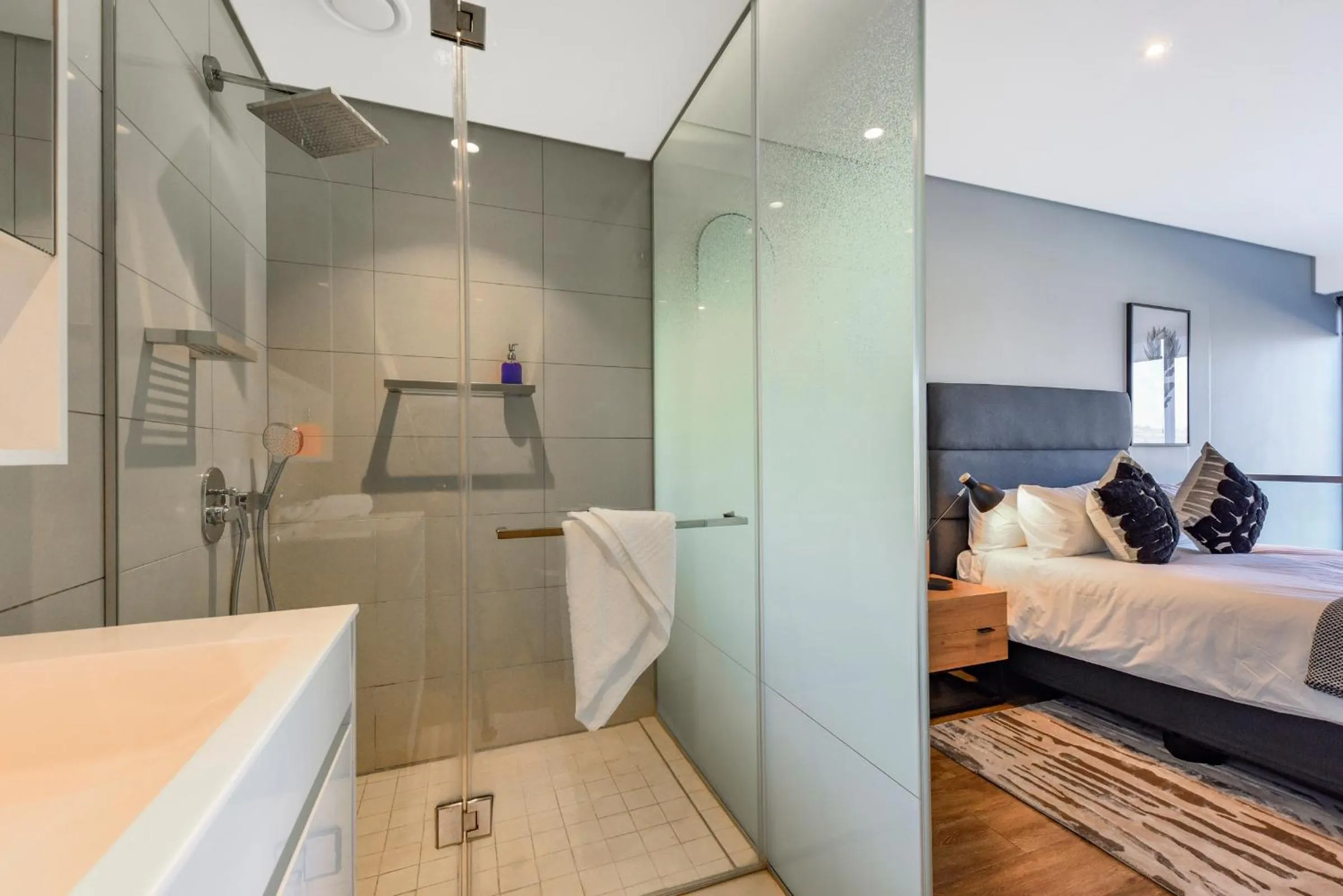 Bathroom, Bed in The Park Central Residence - WITH GENERATOR