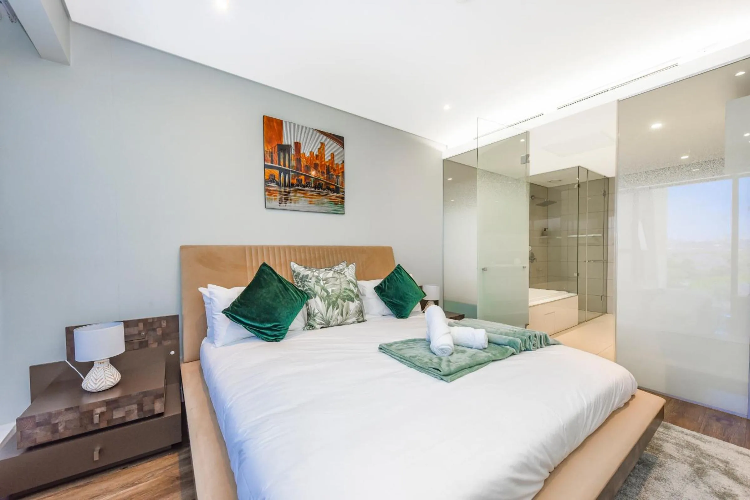 Bedroom, Bed in The Park Central Residence - WITH GENERATOR