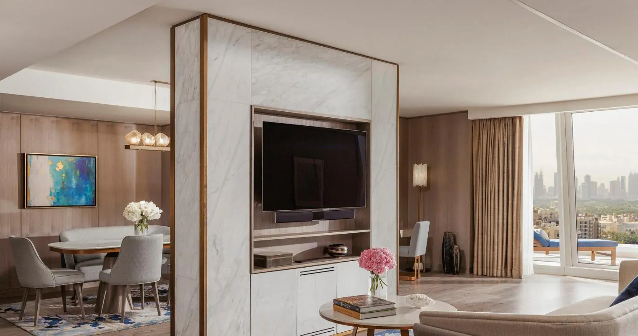 Three Bedroom Ocean View Suite with Private Terrace - includes Daily Breakfast & Afternoon Tea, Evening Drinks & Canapes, Club Lounge access with all-day refreshments and Wild Wadi Waterpark™ access in Jumeirah Beach Hotel Dubai Three Bedroom Ocean View Suite with Private Terrace - includes Daily Breakfast & Afternoon Tea, Evening Drinks & Canapes, Club Lounge access with all-day refreshments and Wild Wadi Waterpark™ access in Jumeirah Beach Hotel Dubai