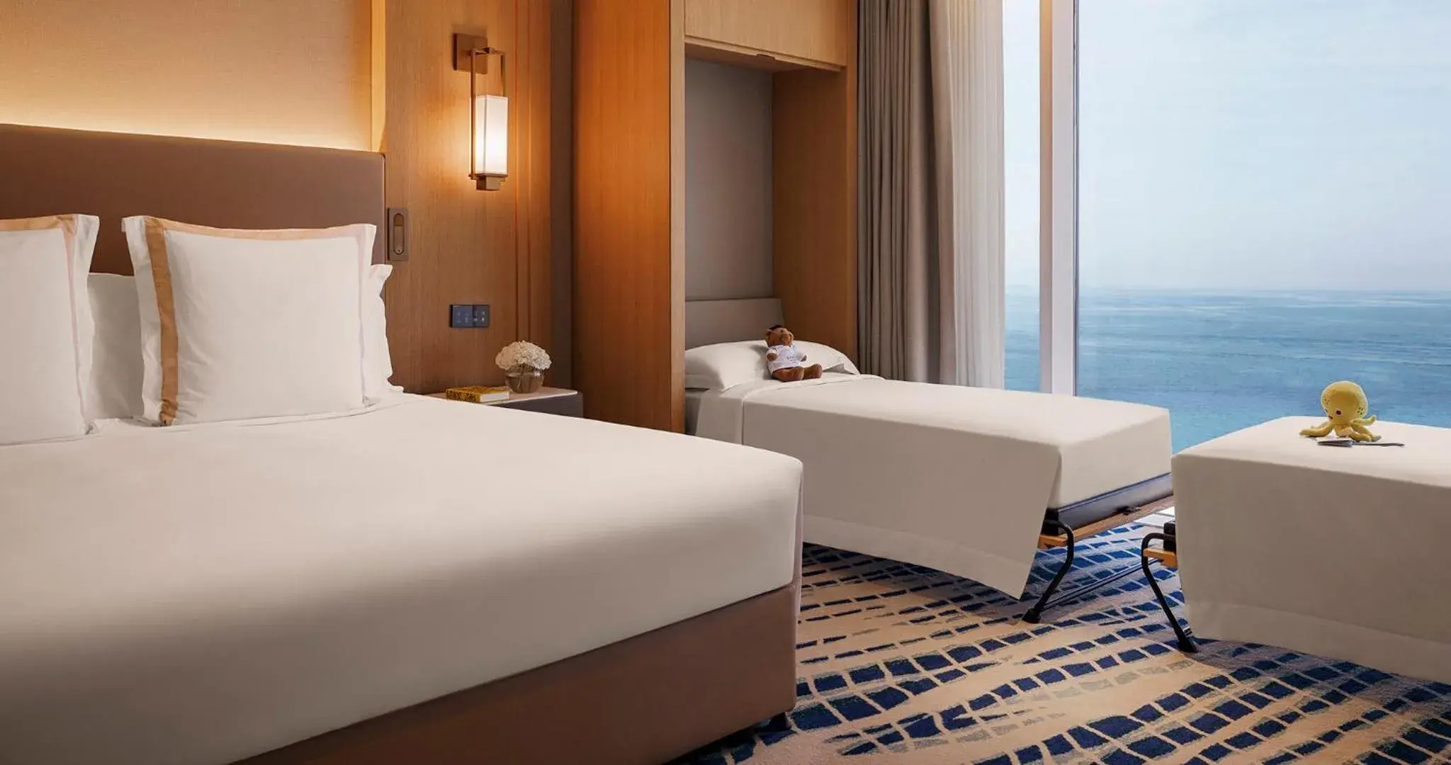 Ocean View Family Deluxe Room with Murphy Wall Beds - includes Wild Wadi Waterpark™ and KiDS Club access in Jumeirah Beach Hotel Dubai Ocean View Family Deluxe Room with Murphy Wall Beds - includes Wild Wadi Waterpark™ and KiDS Club access in Jumeirah Beach Hotel Dubai