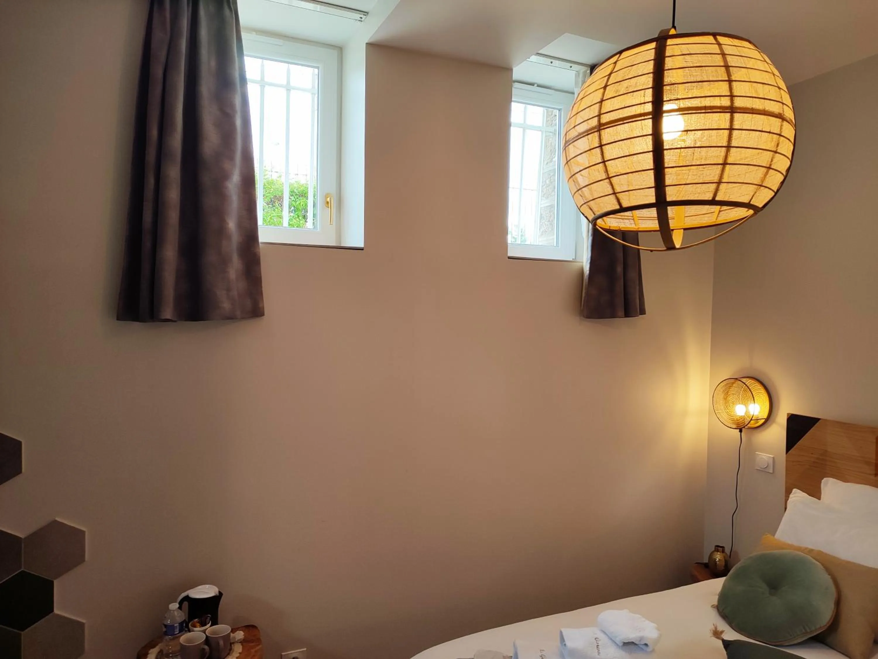 View (from property/room), Bed in Demeure de la Garenne