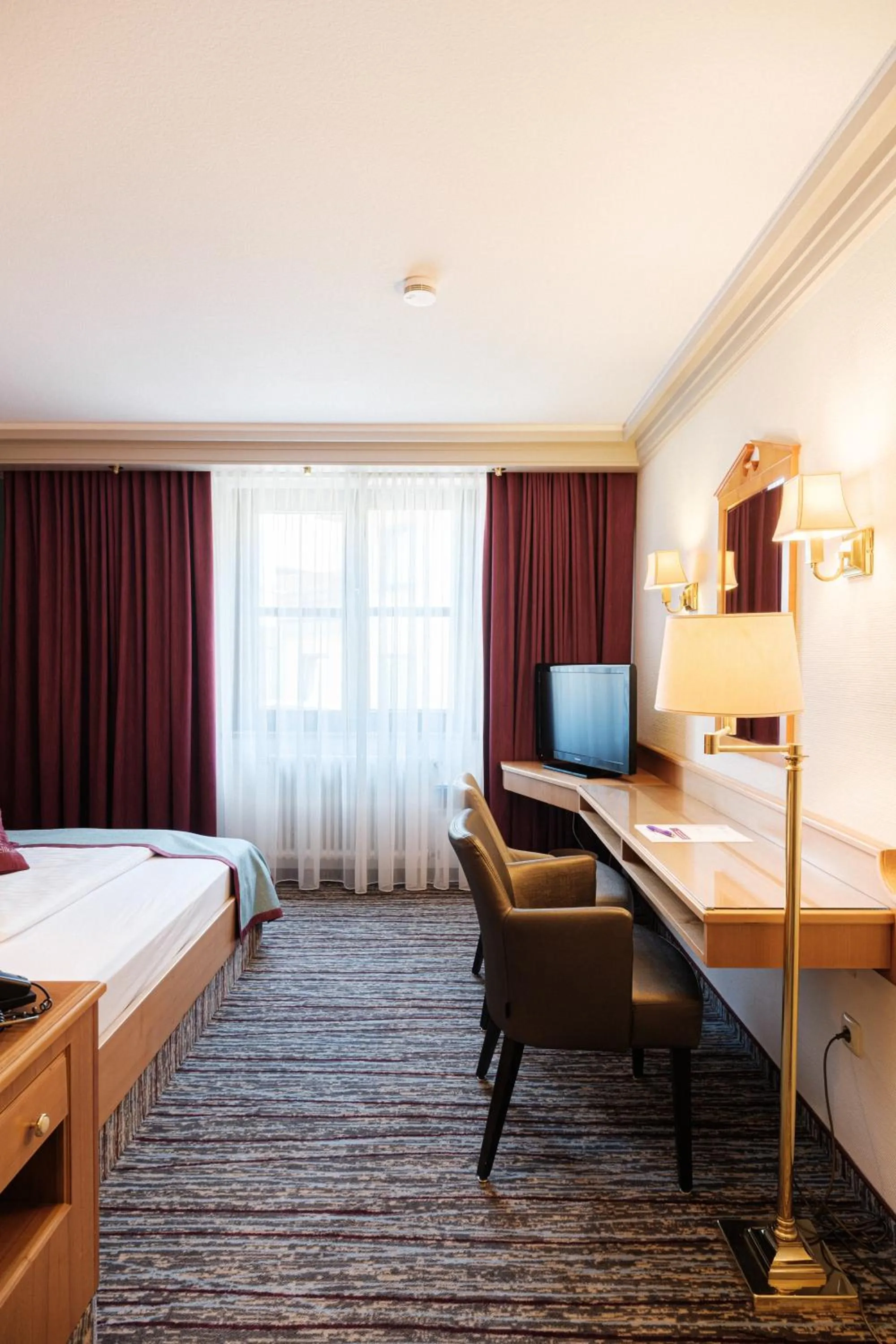 Bed in Hotel Pelikan