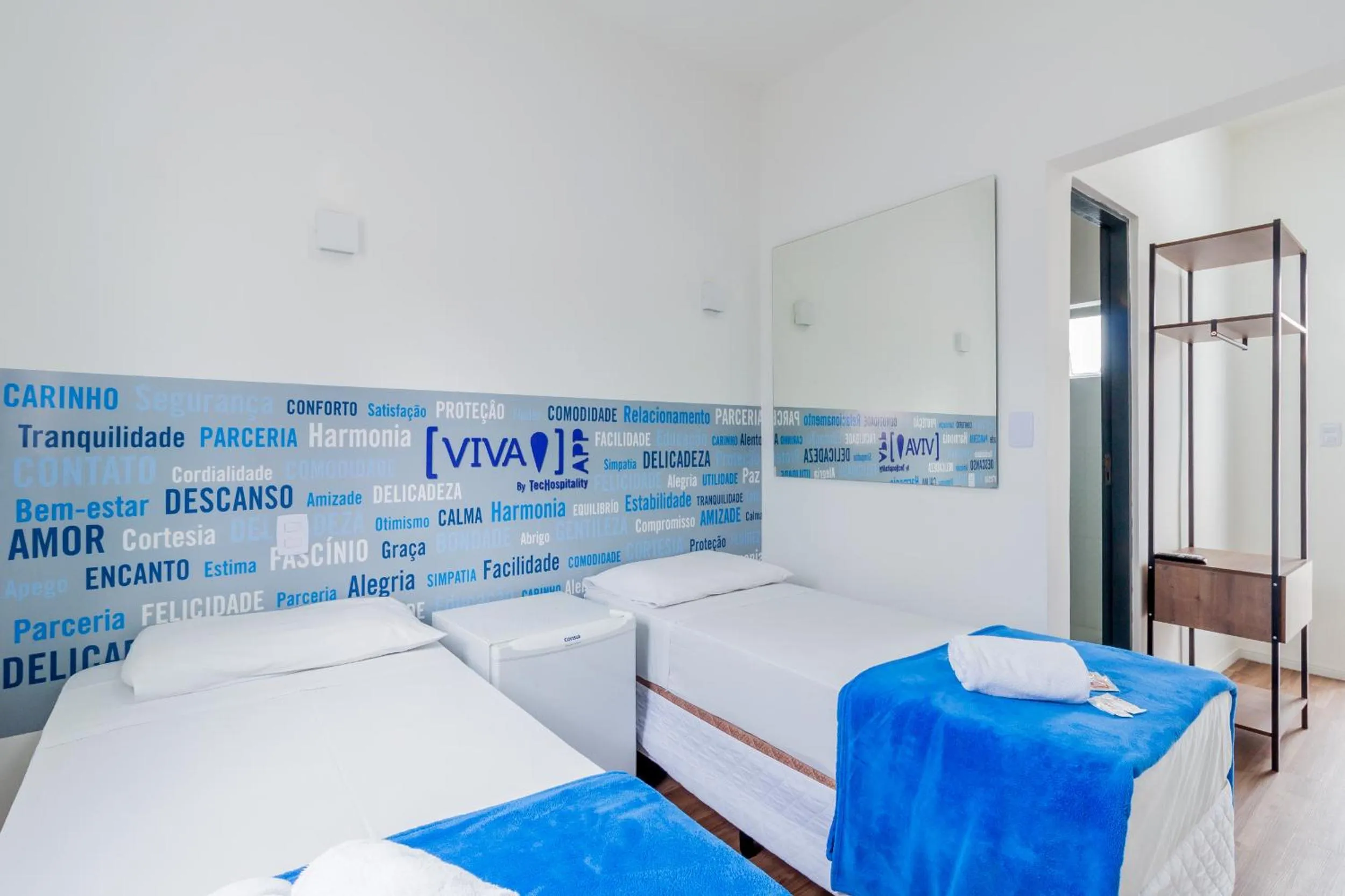 Bed in Blue Ocean Suites - Aeroporto Congonhas