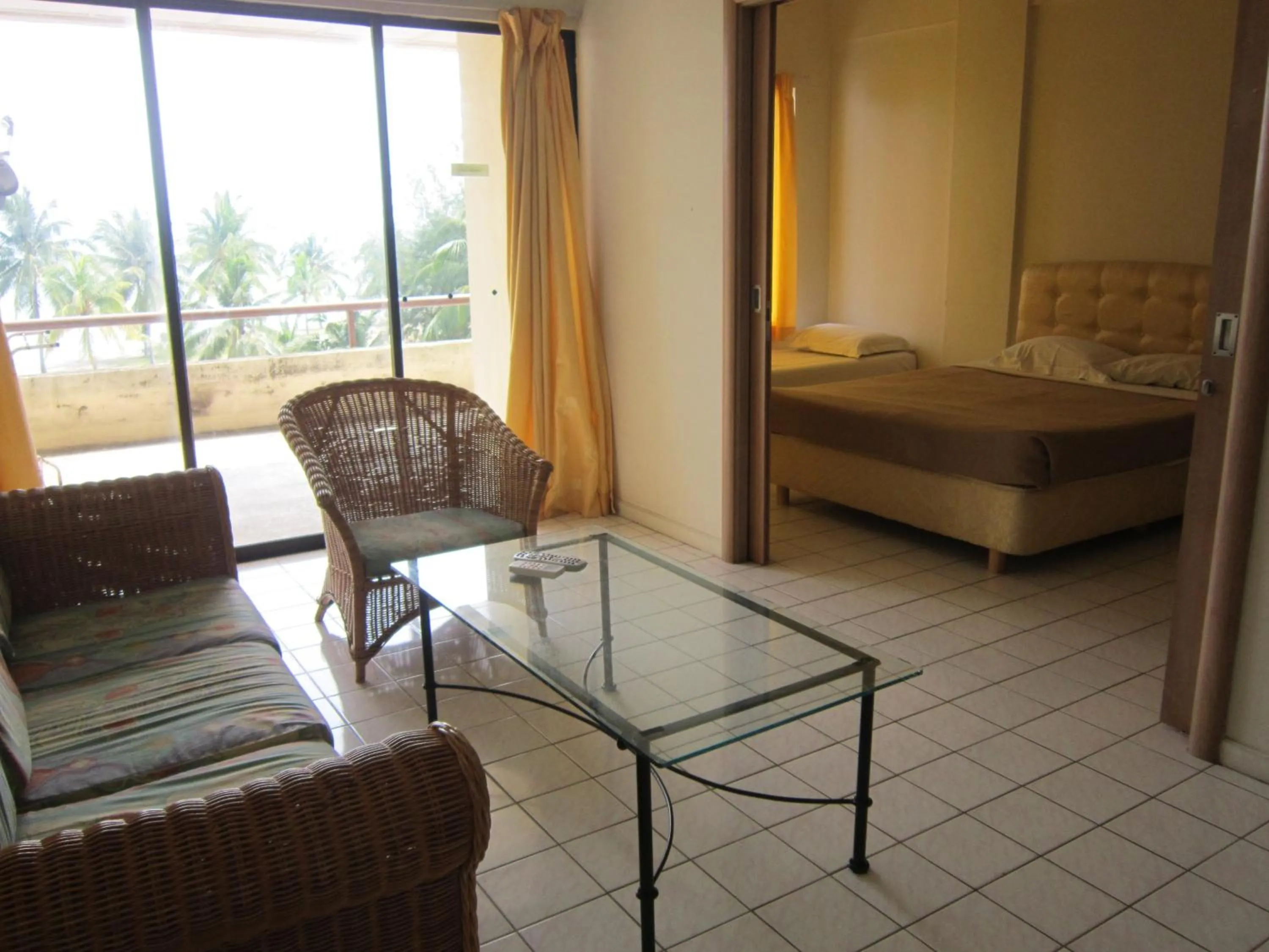 Bed in Paradise Lagoon Apartment