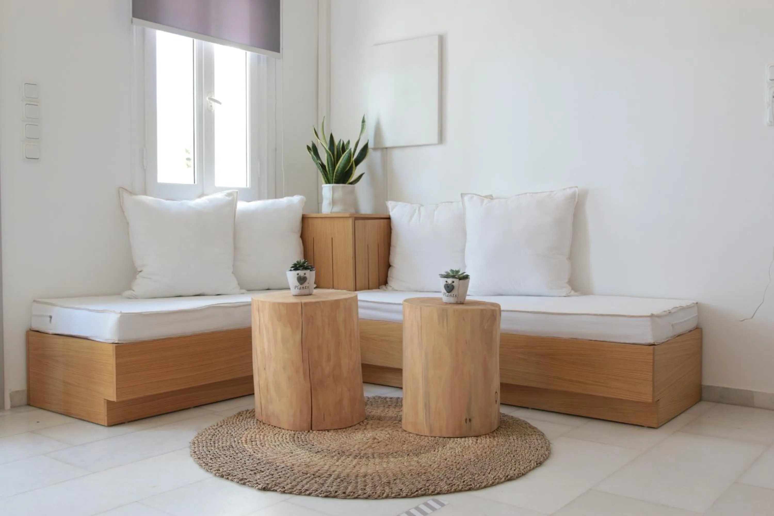 Seating area in Parian Lithos Residence