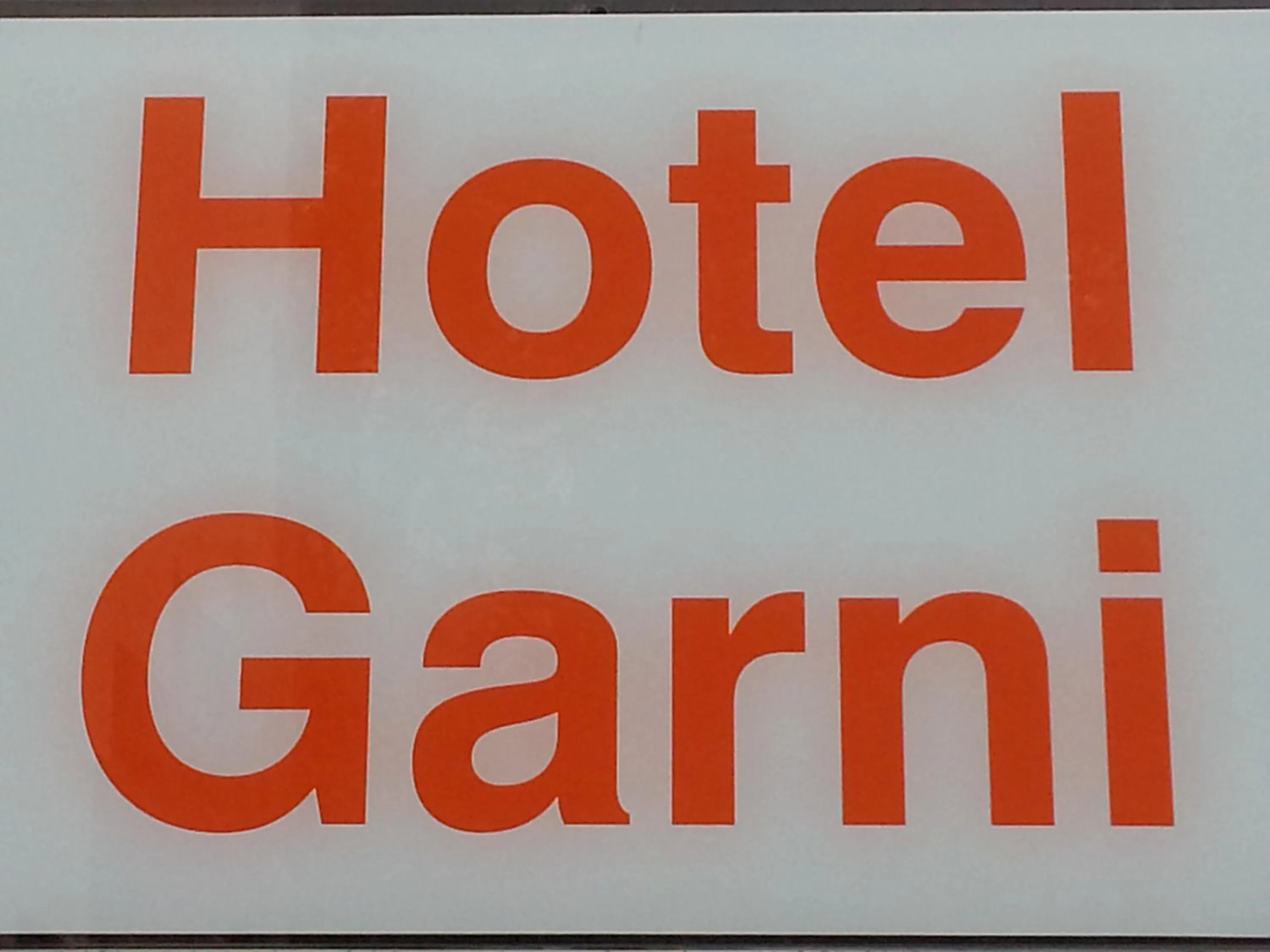 Logo/Certificate/Sign in Hotelgarni Frankfurt