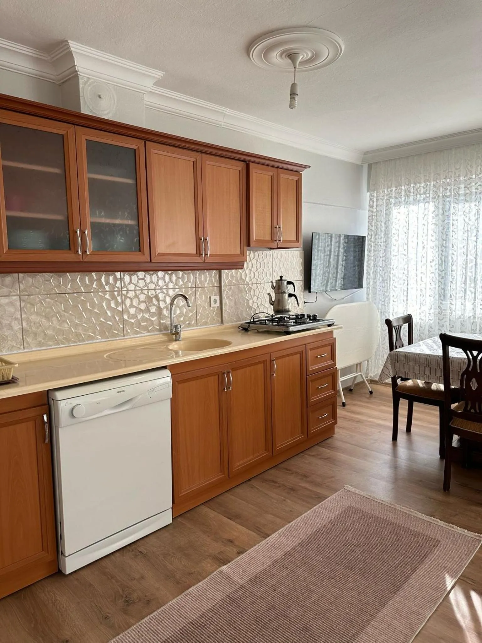 Kitchen or kitchenette in Yade Apart Pension