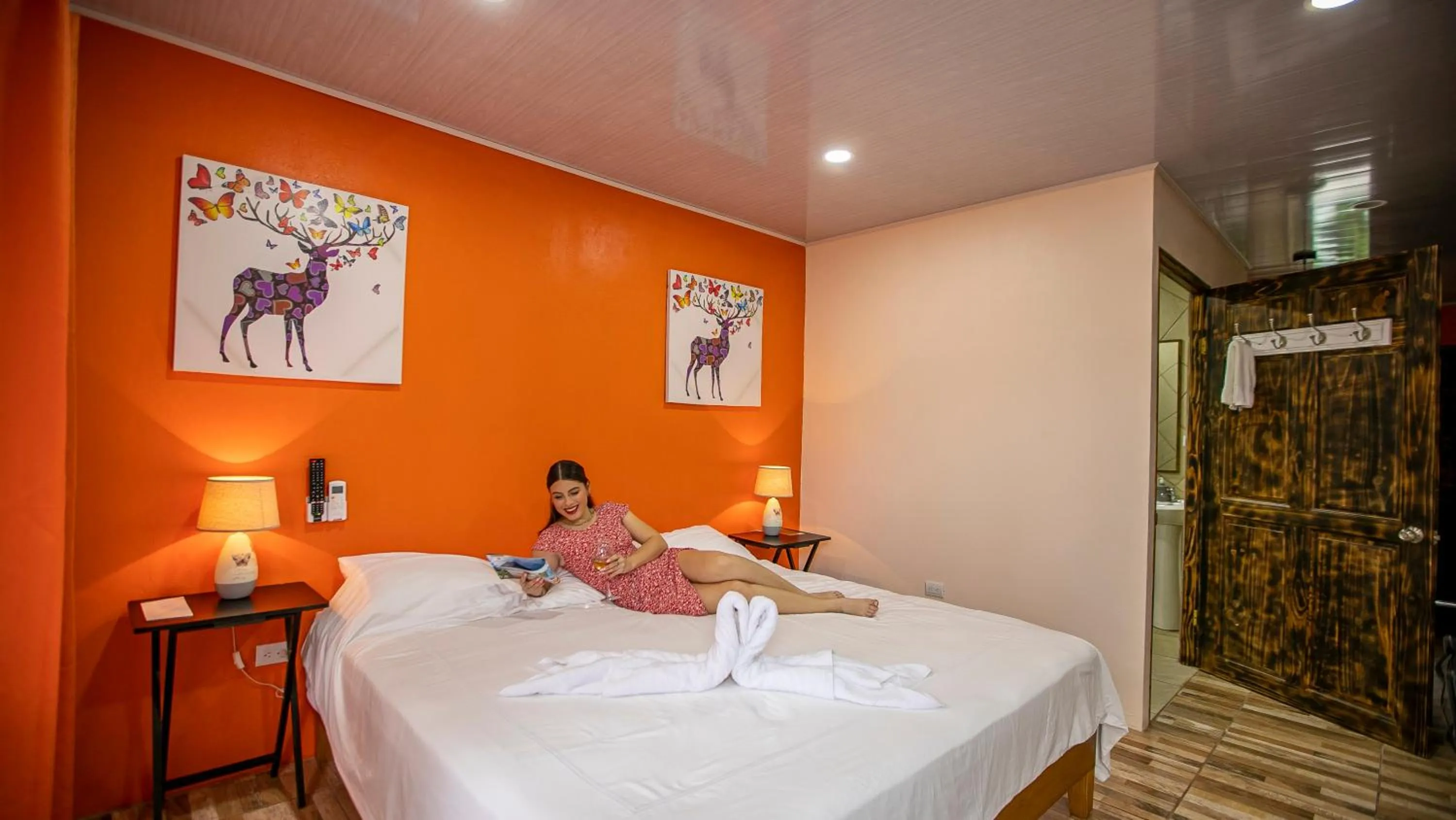 Bed in Cabañas Río Escondido en La Fortuna