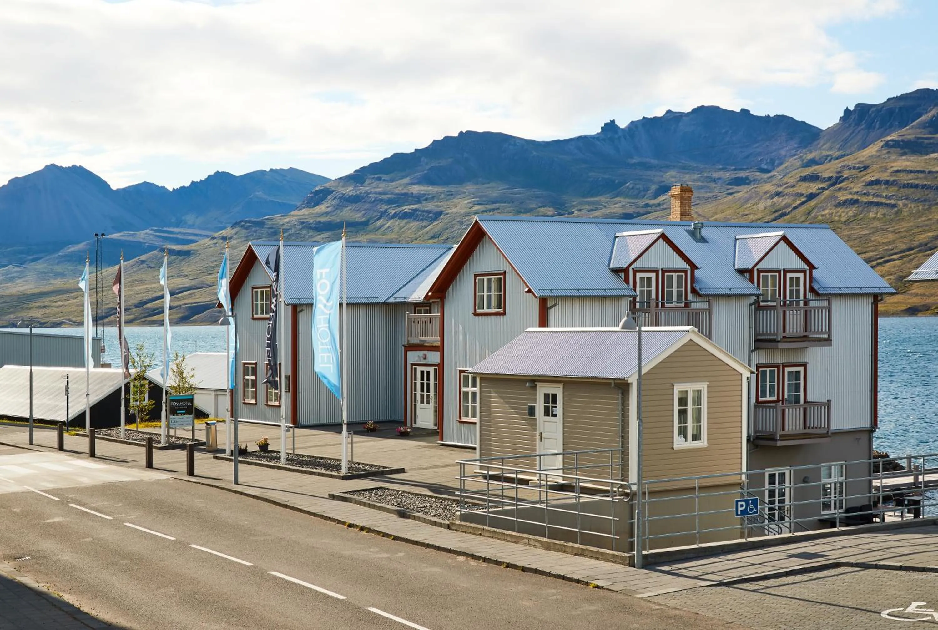 Property building in Fosshotel Eastfjords
