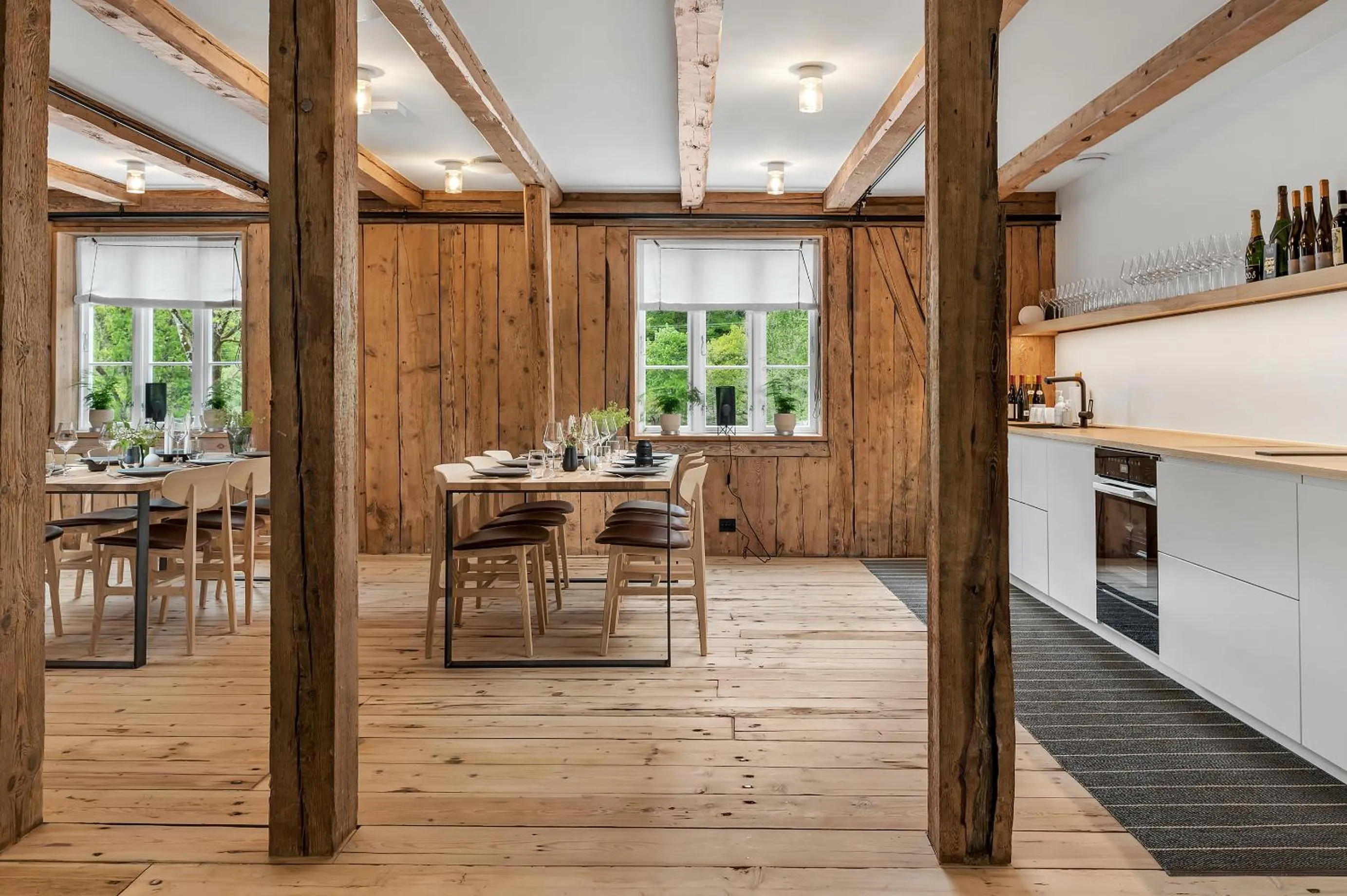 Dining area in Boen Gård