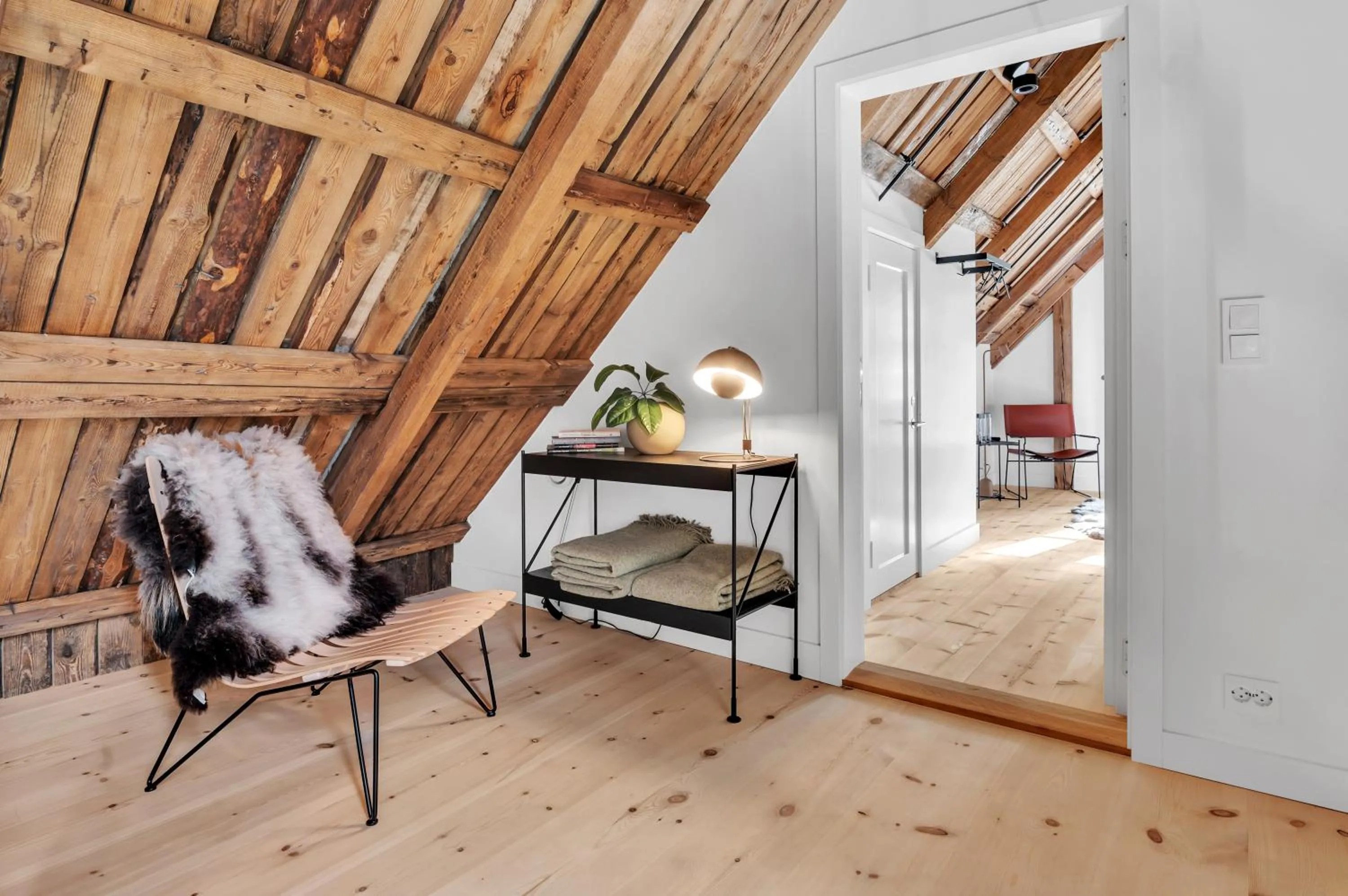 Living room in Boen Gård