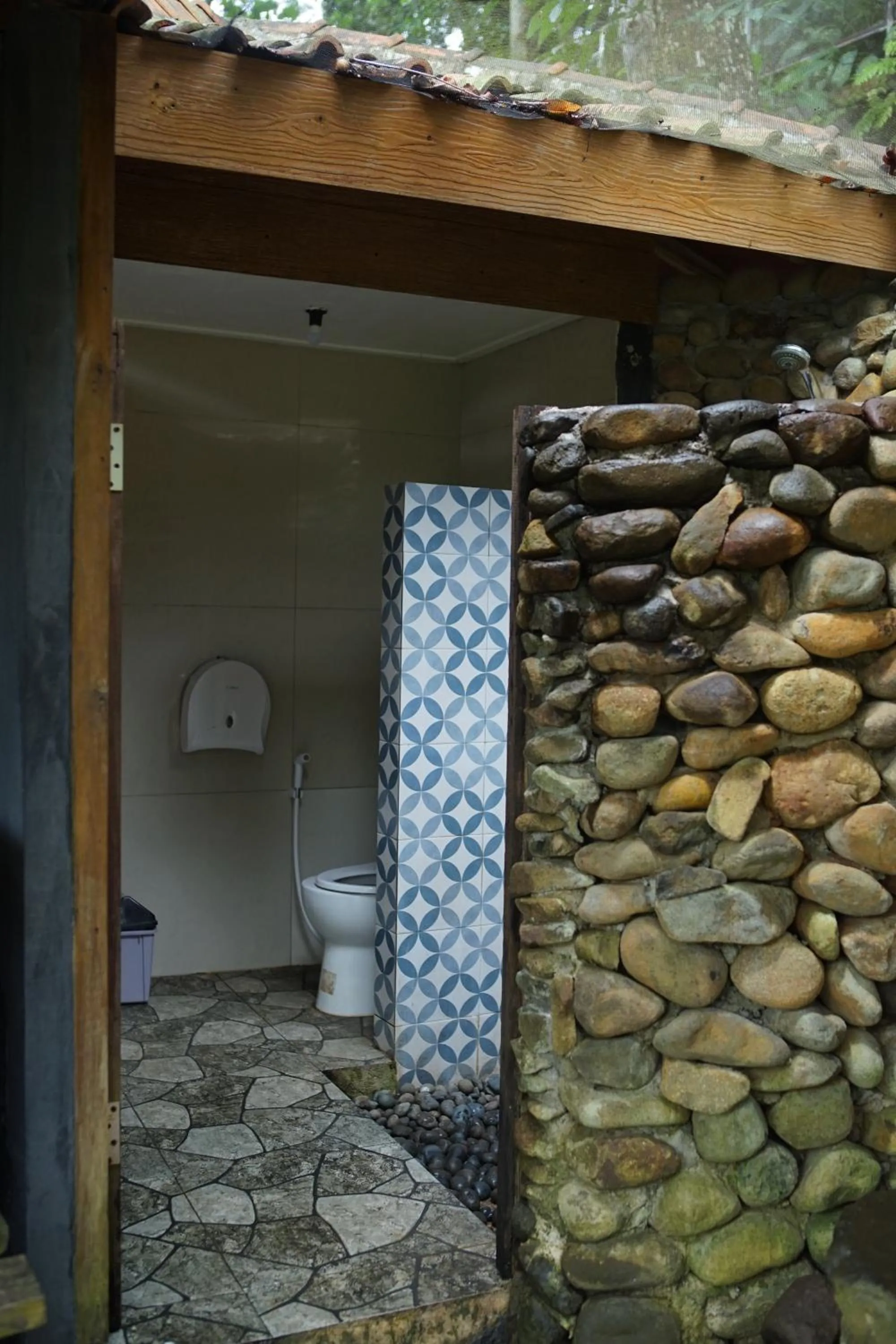 Toilet in Tirta Arsanta Hot Springs & Villa