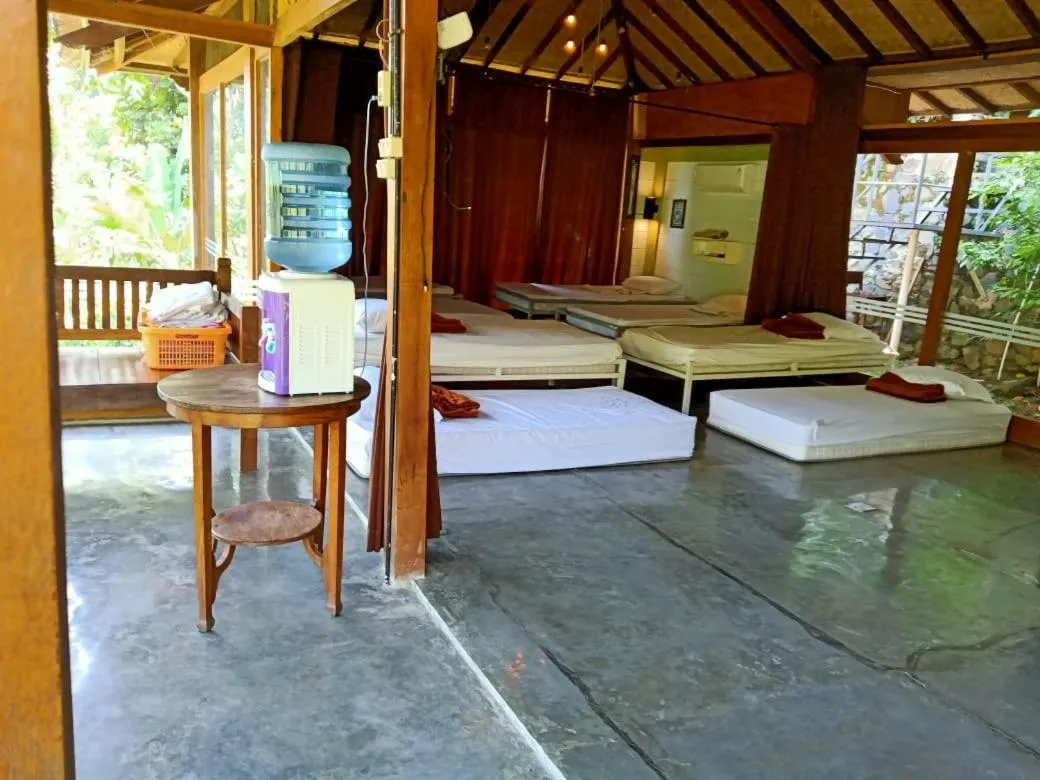 Bed in Tirta Arsanta Hot Springs & Villa