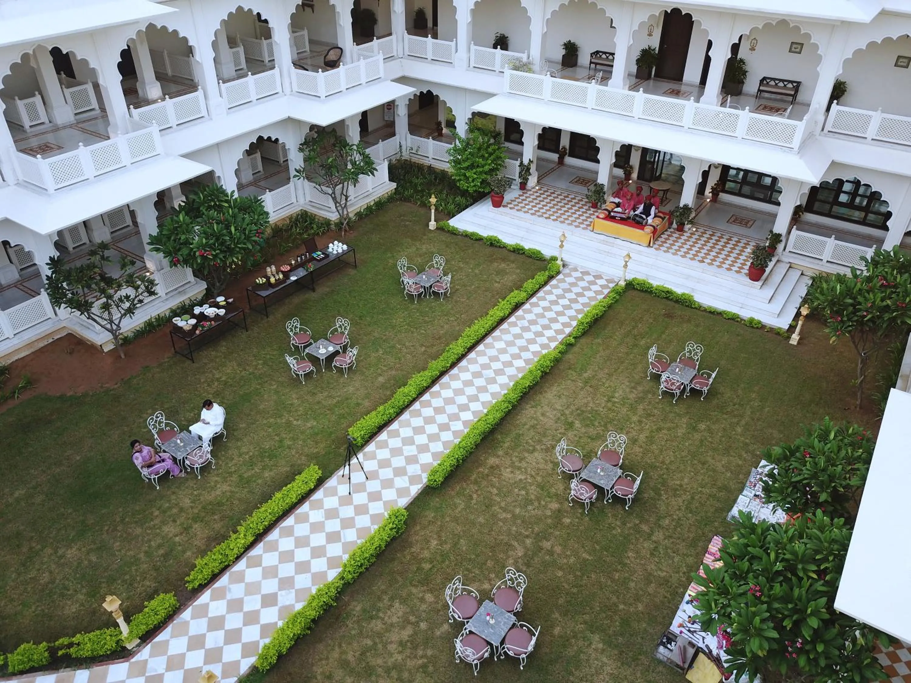 Bird's eye view in Anuraga Palace