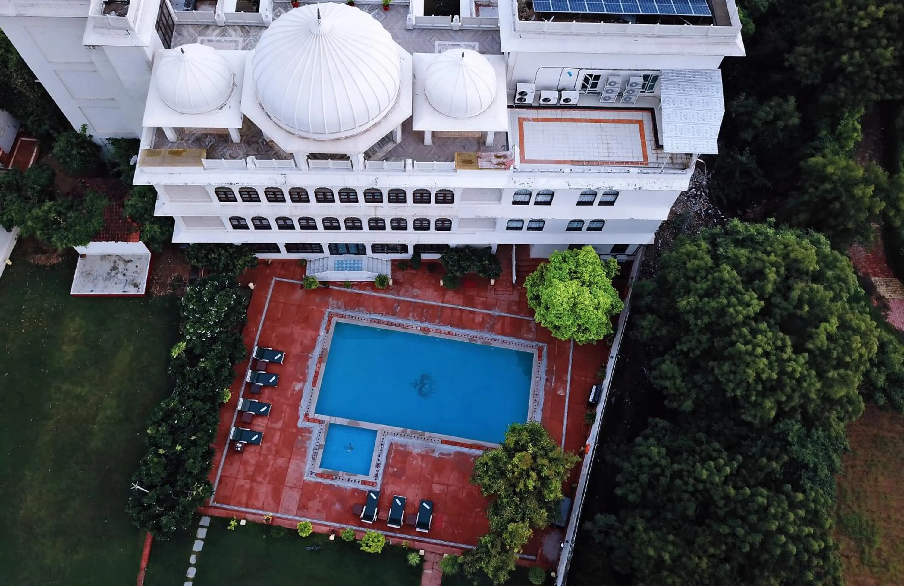 Bird's eye view in Anuraga Palace