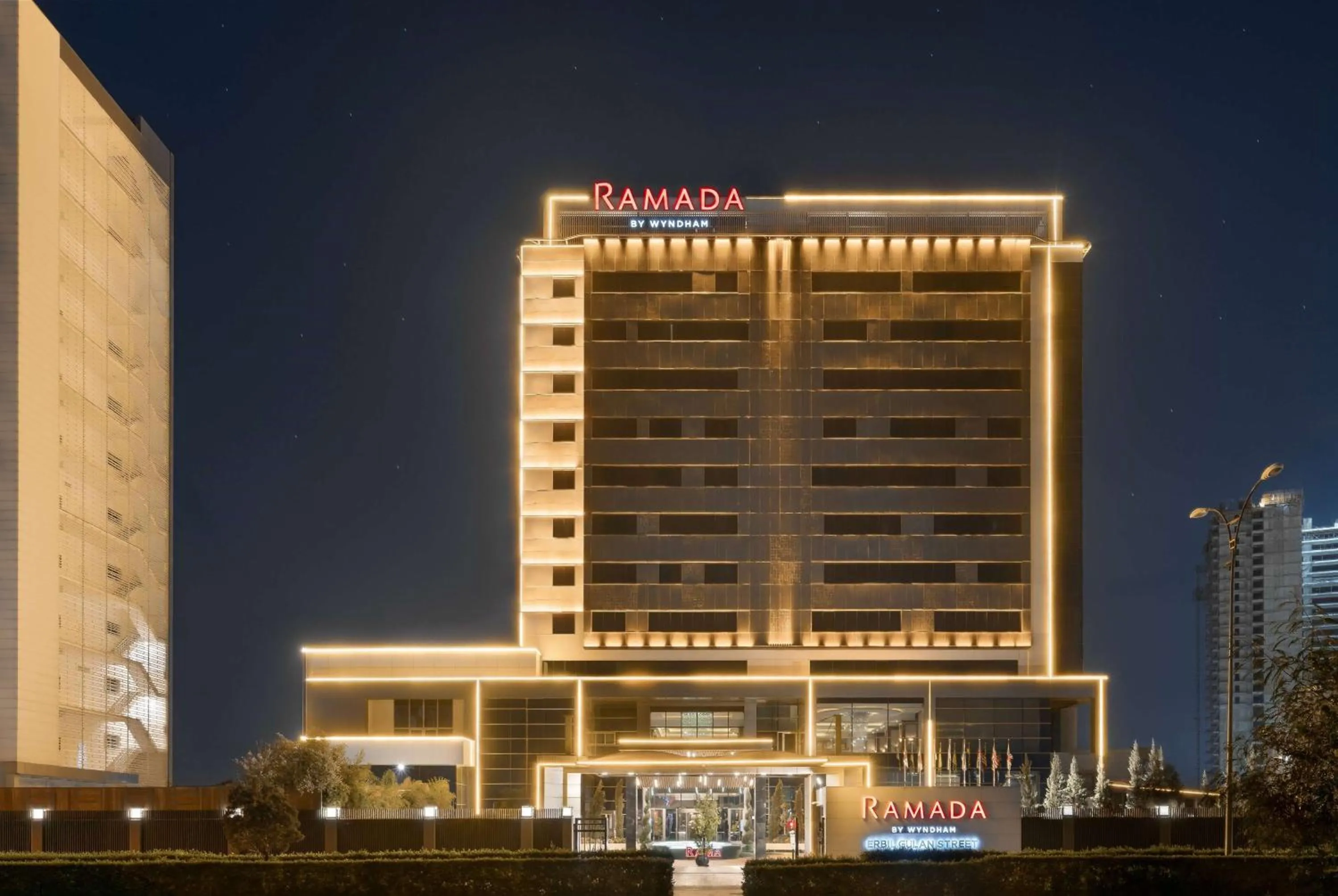 Property building in Ramada by Wyndham Erbil Gulan Street