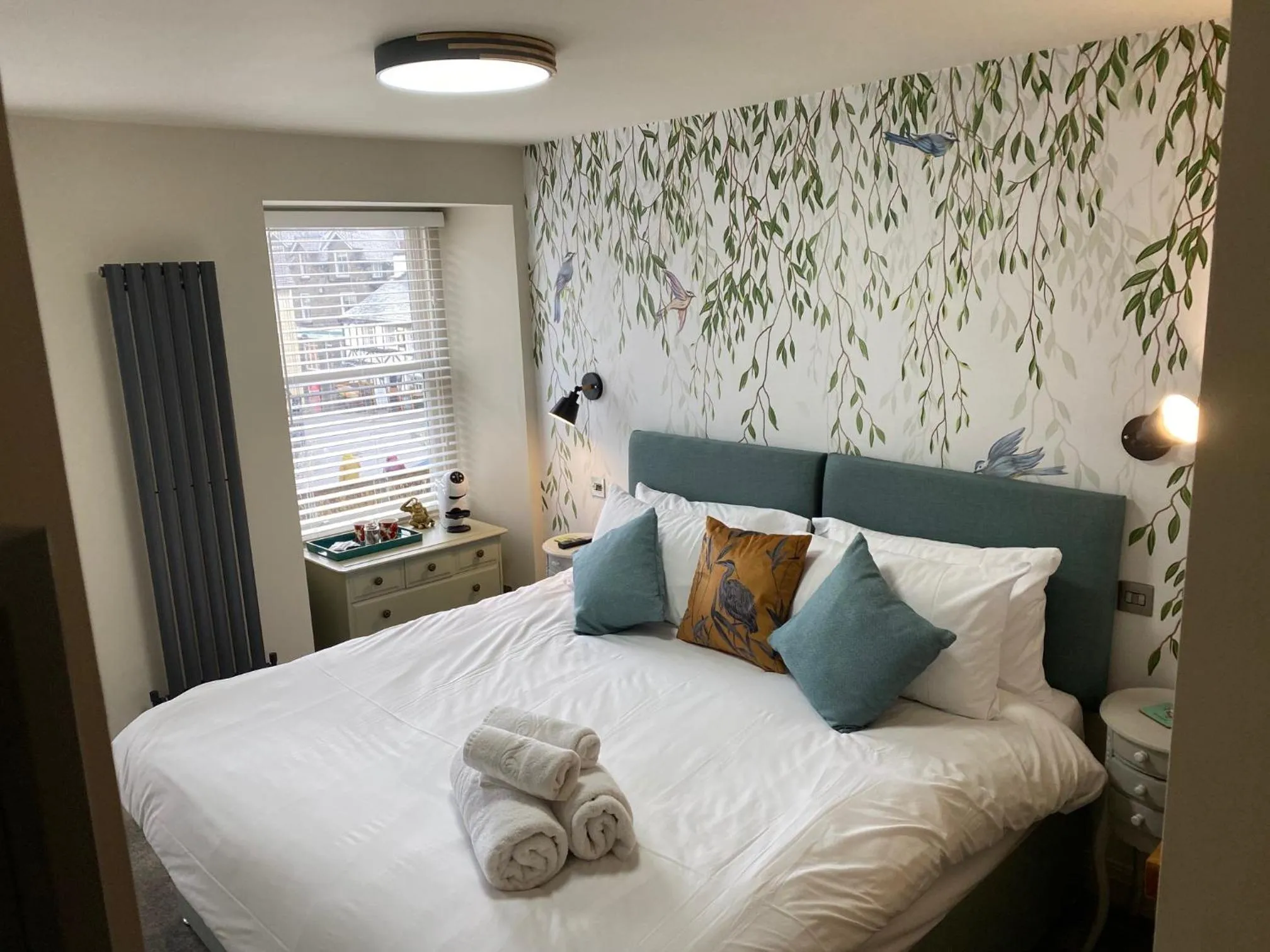 Bed in The Hive at Poppi-Red