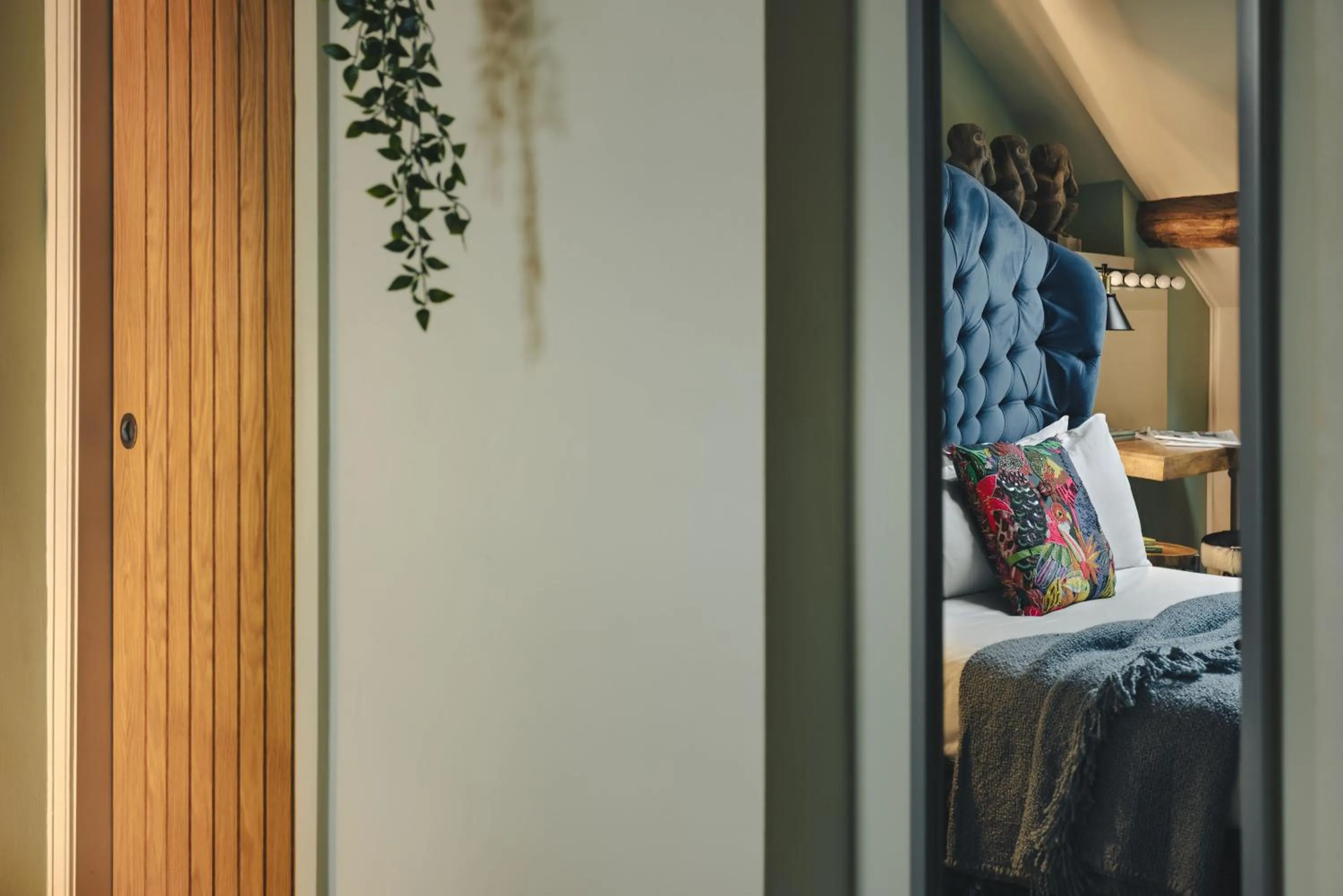 Bed in The Hive at Poppi-Red