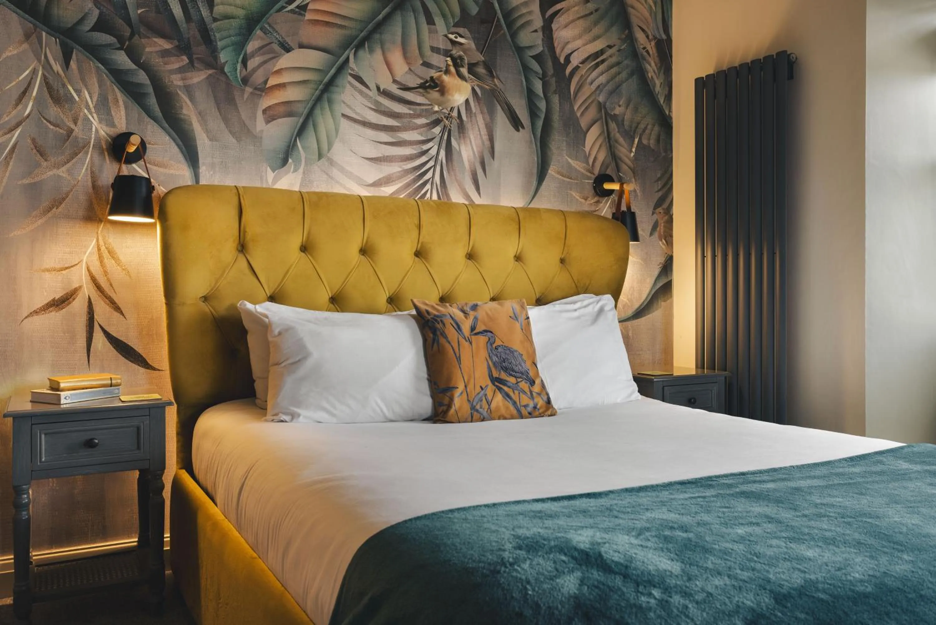 Bed in The Hive at Poppi-Red