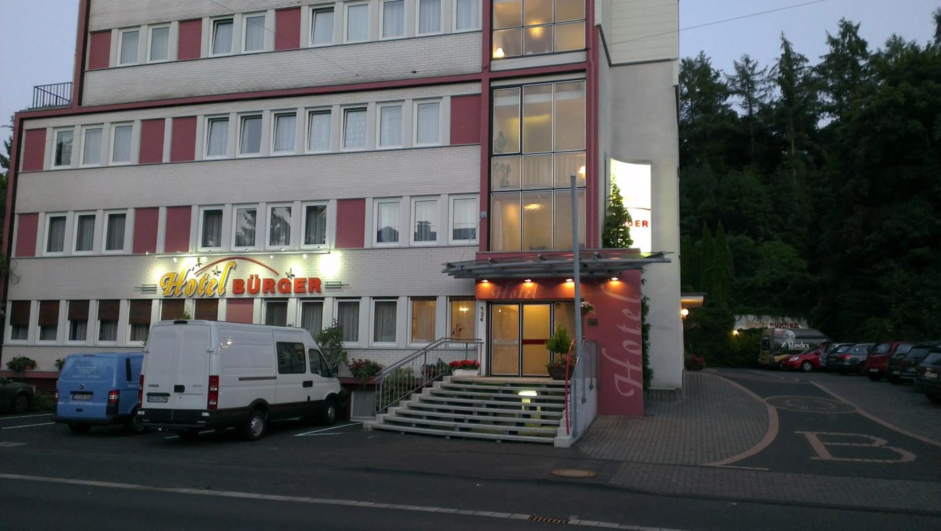 Facade/entrance in Hotel Bürger