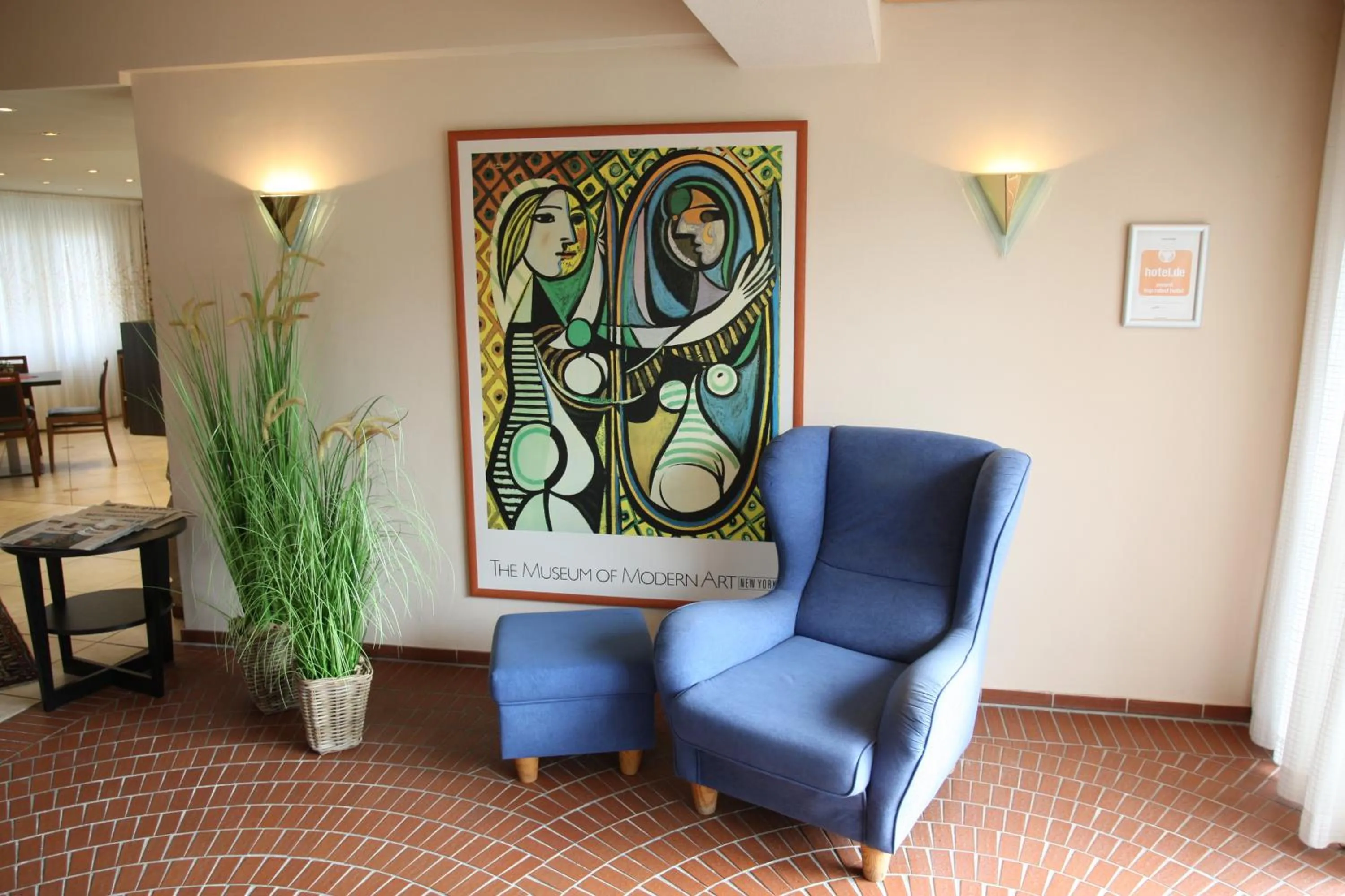 Lobby or reception in Hotel Bürger