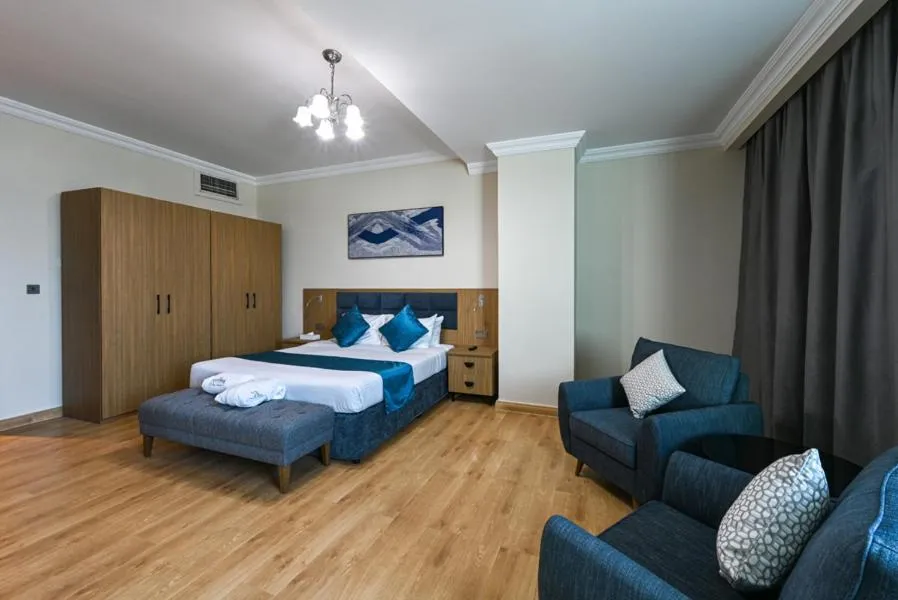 Bed in Saray Musheireb Hotel Suites and Apartment