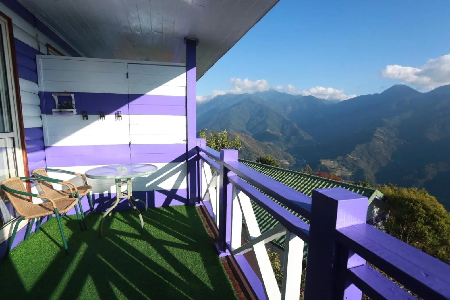 Balcony/Terrace in Julie's Garden, Cingjing - Fon Chin Homestay