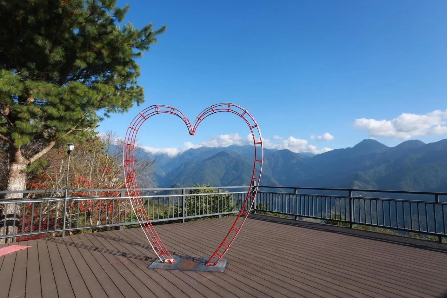 Garden view in Julie's Garden, Cingjing - Fon Chin Homestay
