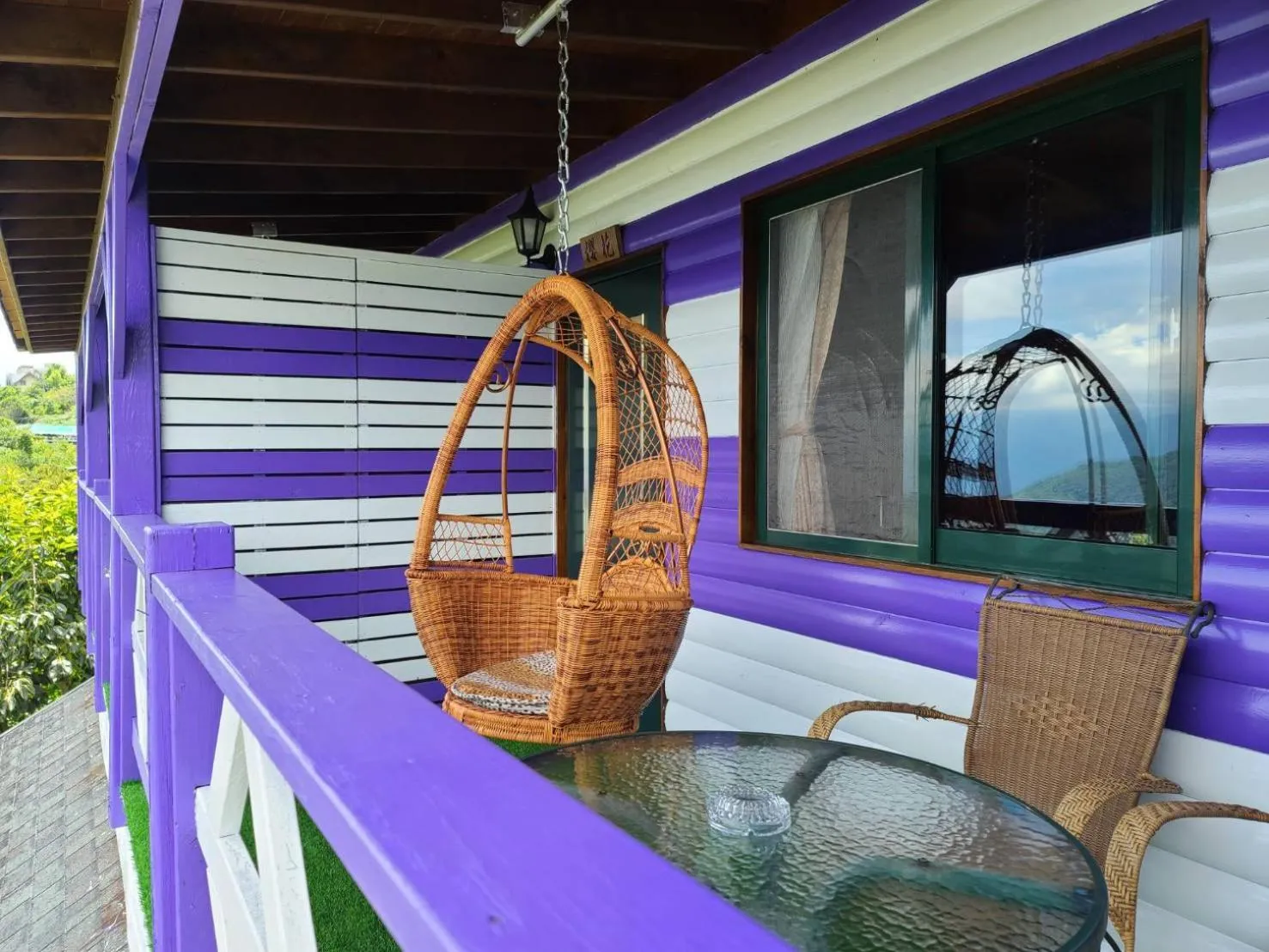 Balcony/Terrace in Julie's Garden, Cingjing - Fon Chin Homestay