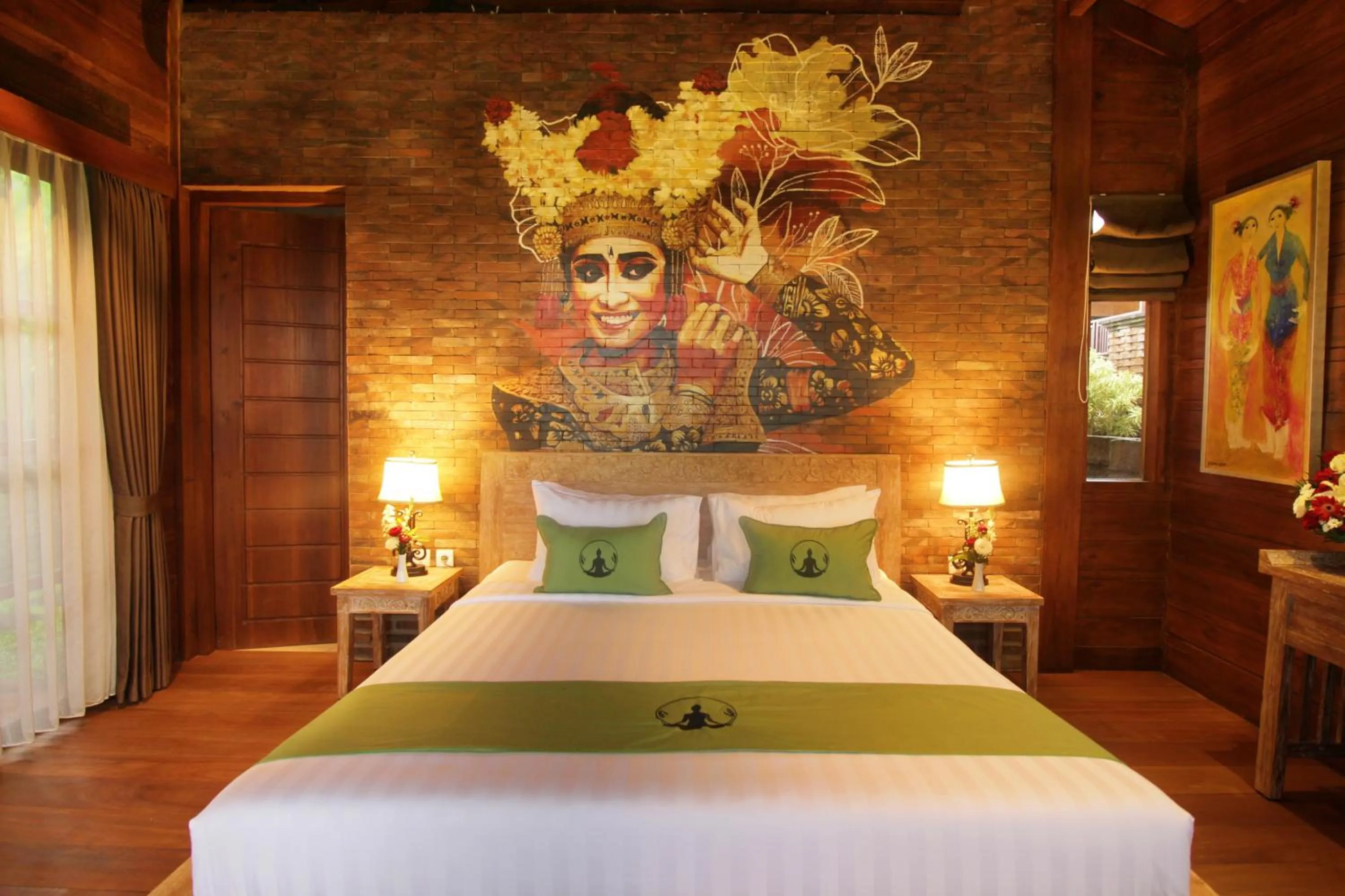 Bed in Alam Kawi Ubud Resort & Spa