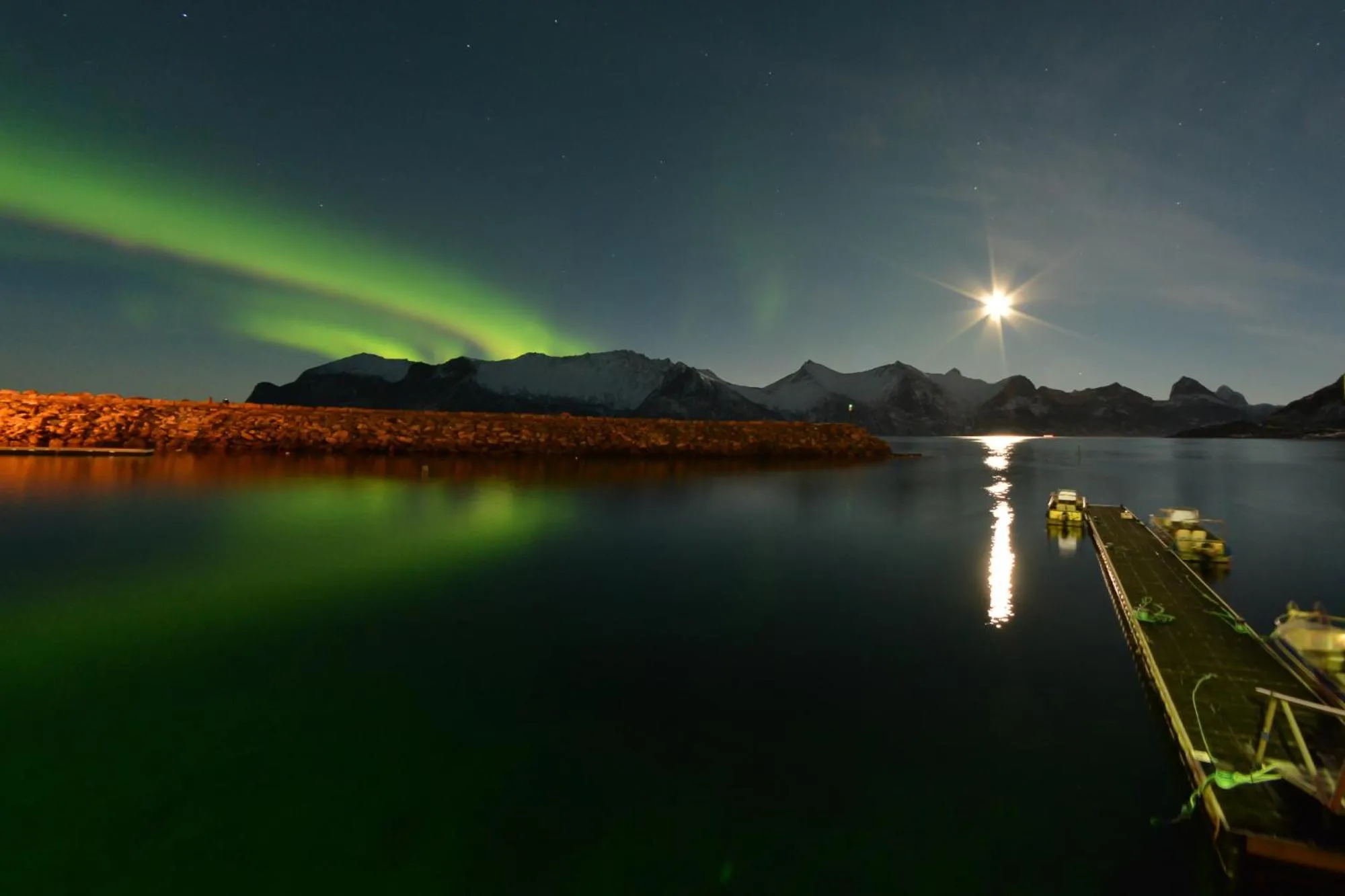 Natural landscape in Mefjord Brygge