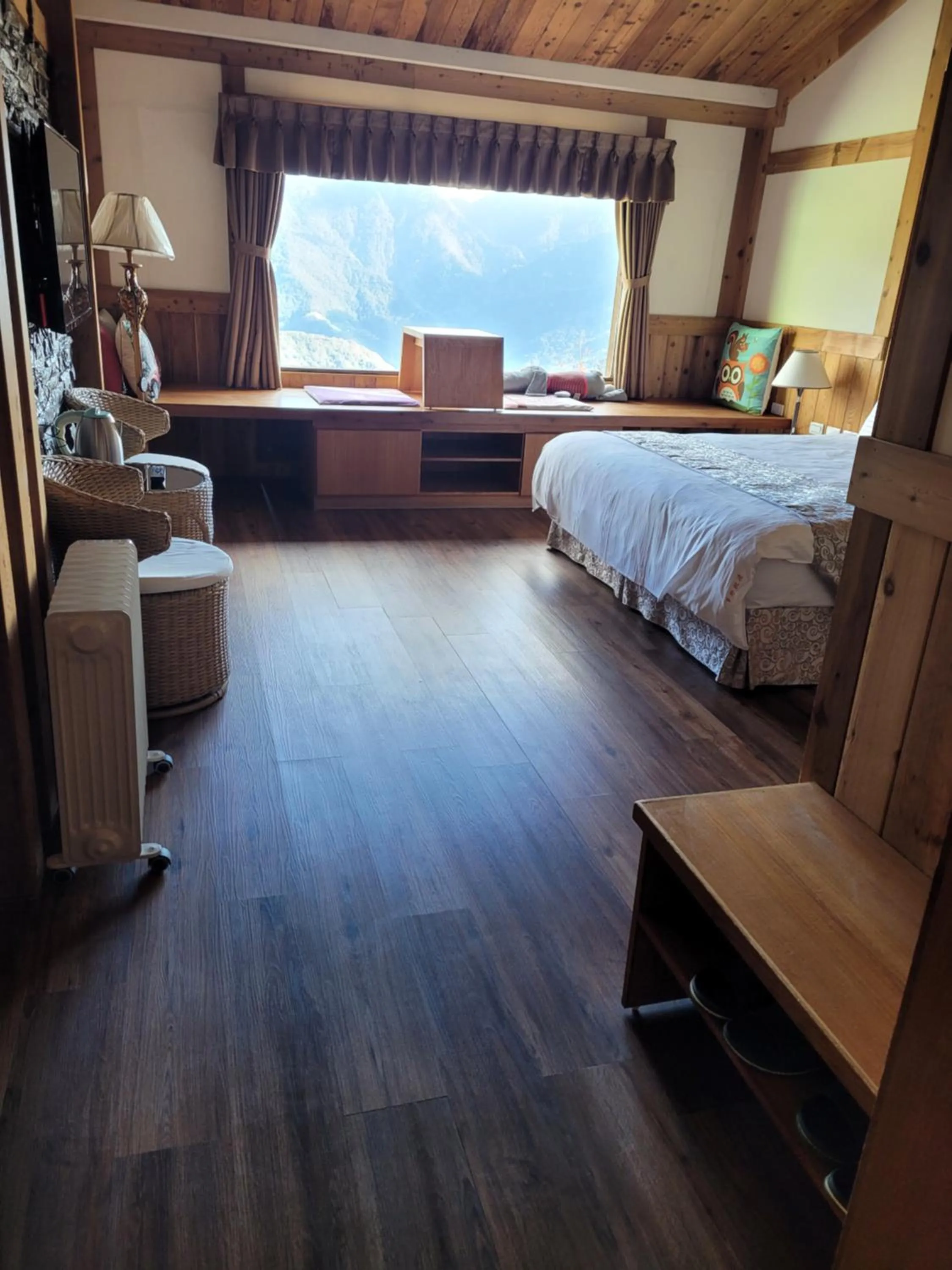 Mountain view, Bed in Shiyai Taoyuan