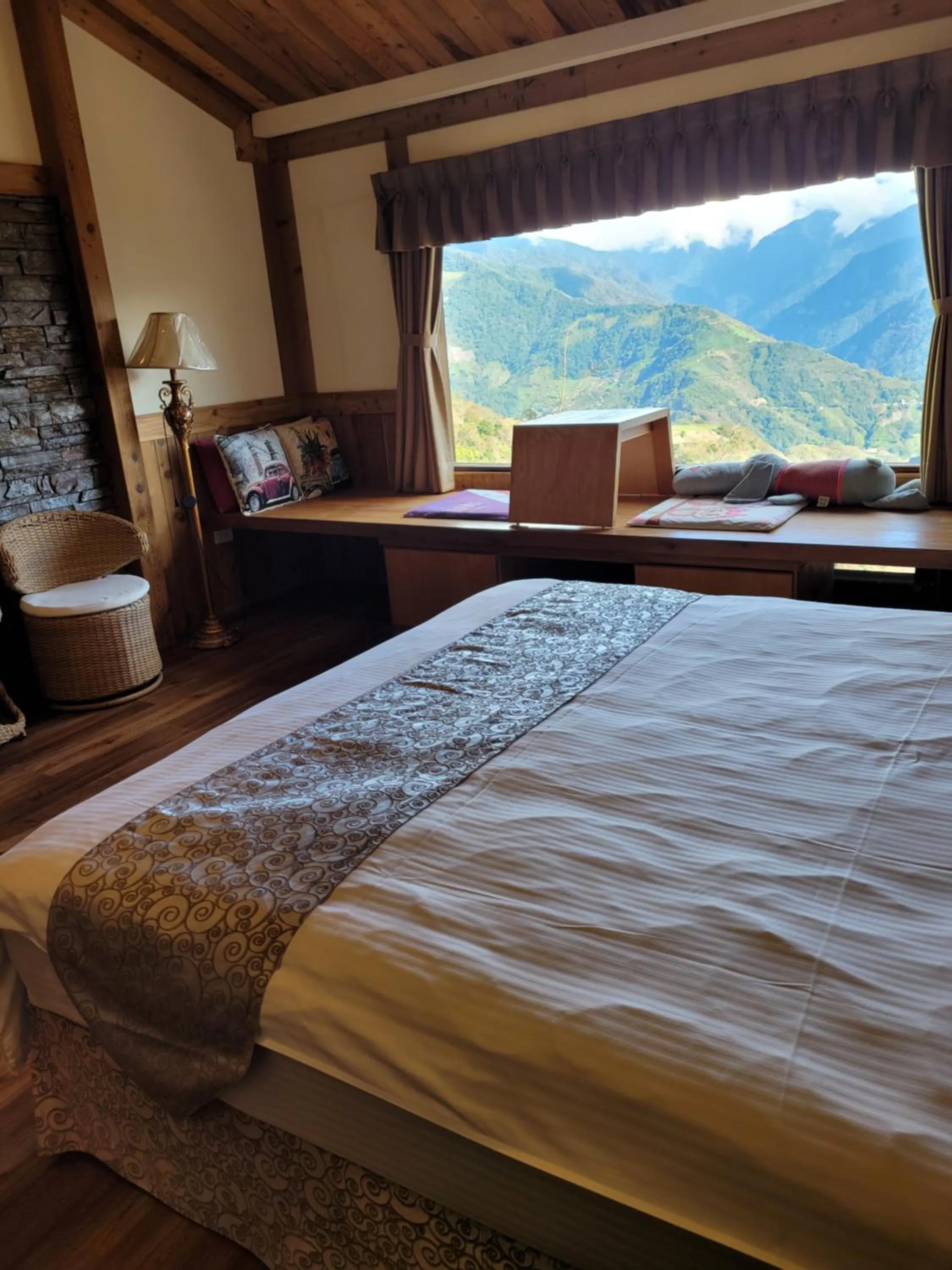 Mountain view, Bed in Shiyai Taoyuan