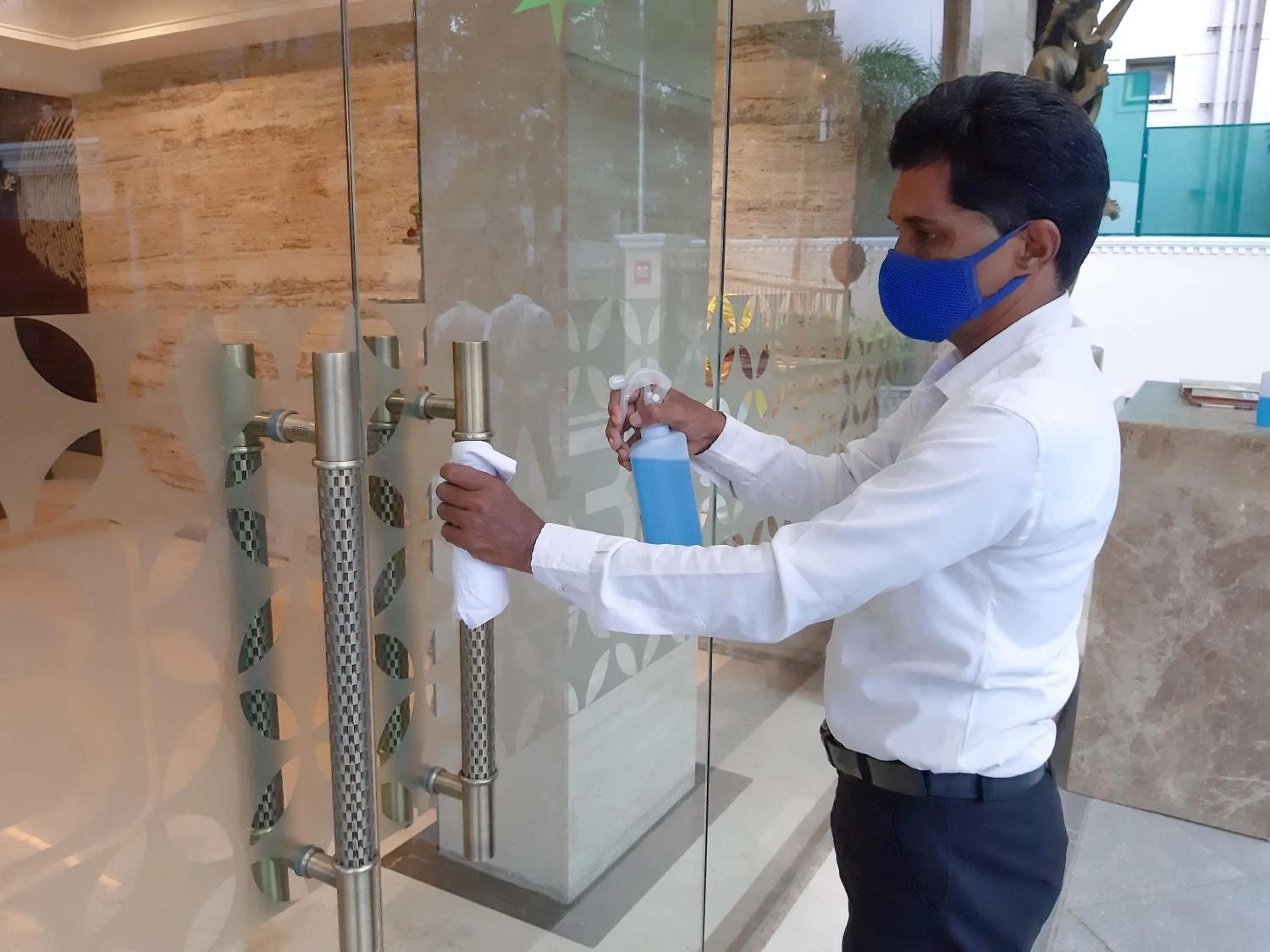 Staff in The Saibaba Hotel