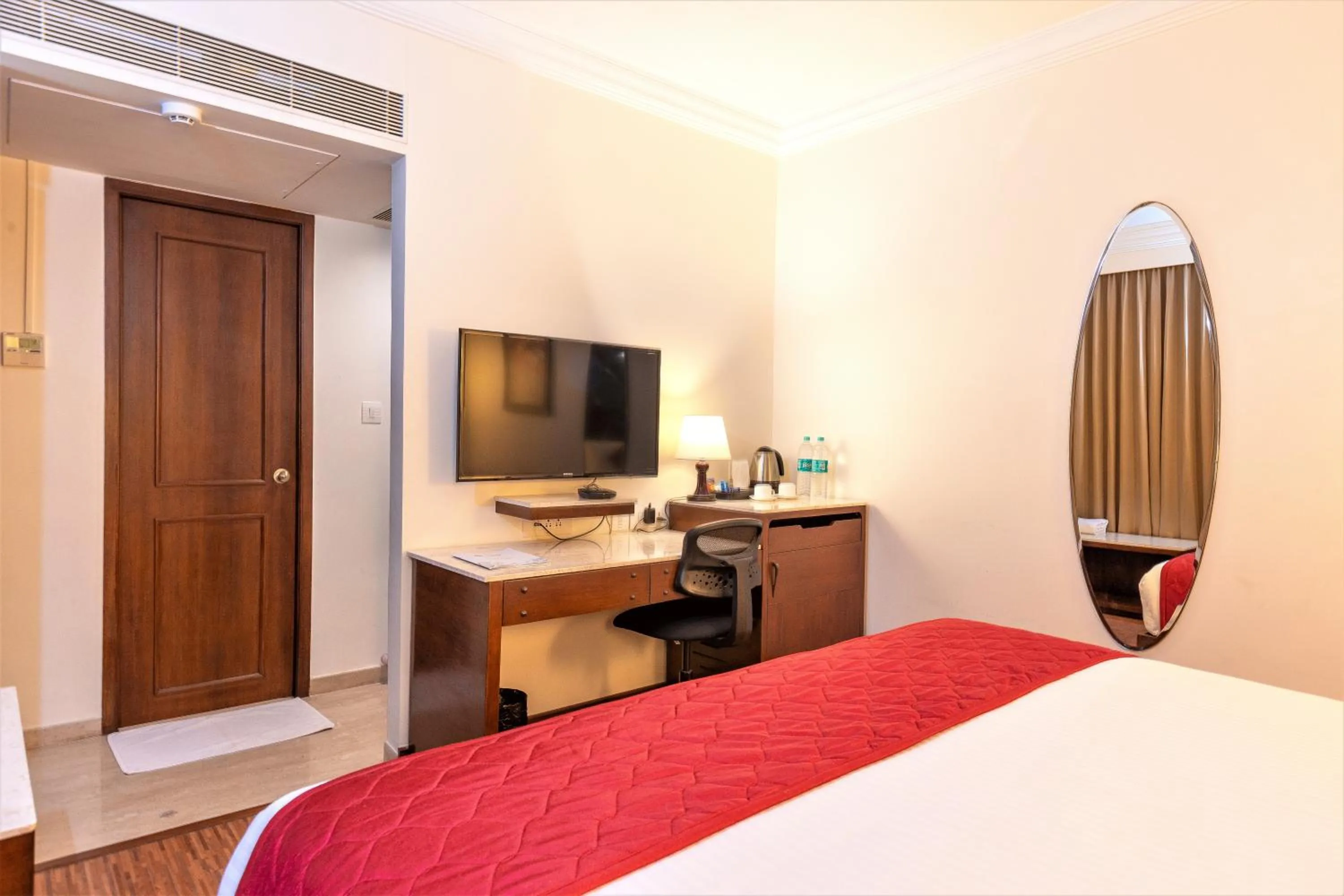 Bed in The Saibaba Hotel