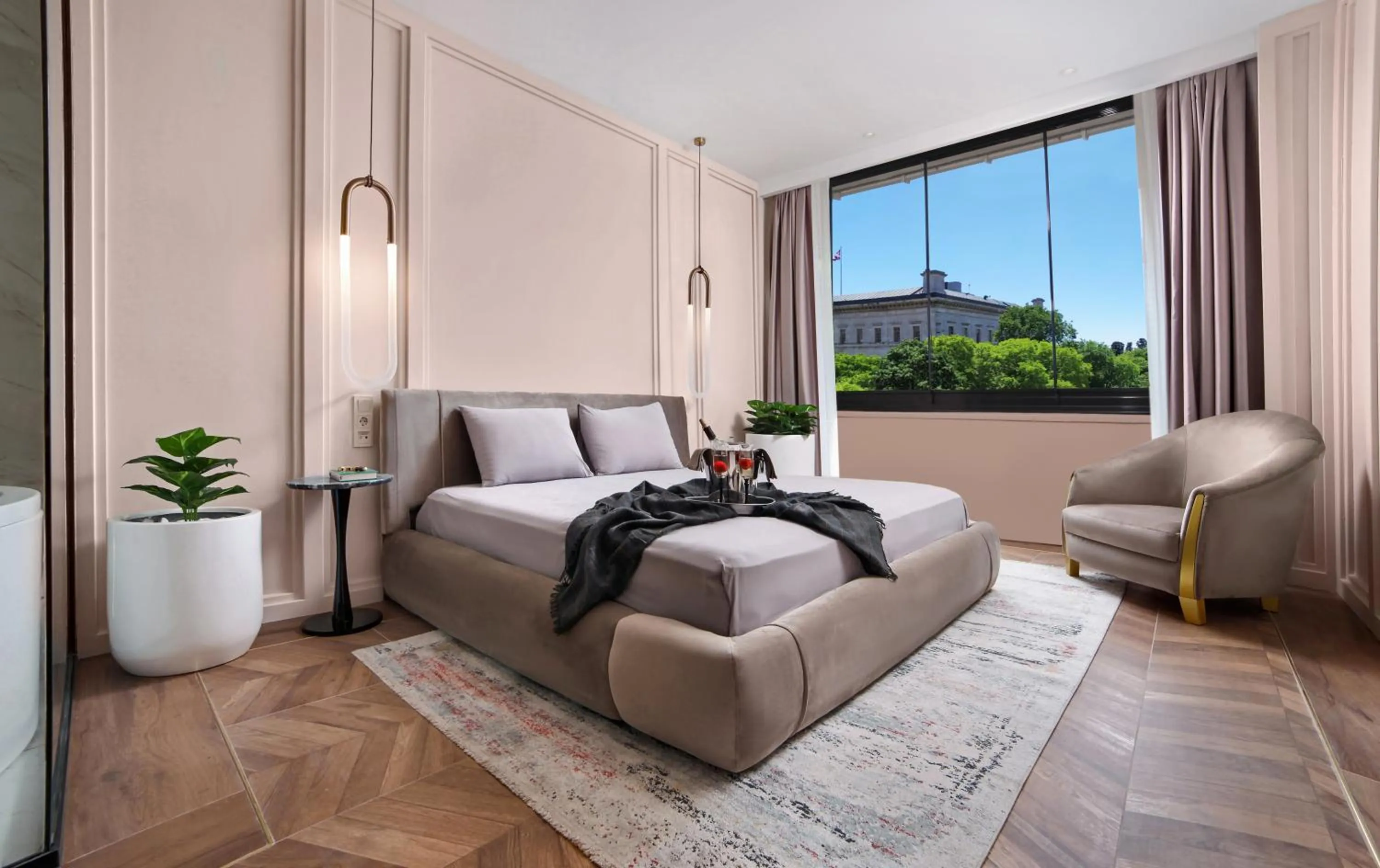 Bedroom, Bed in Walton Gardens Pera