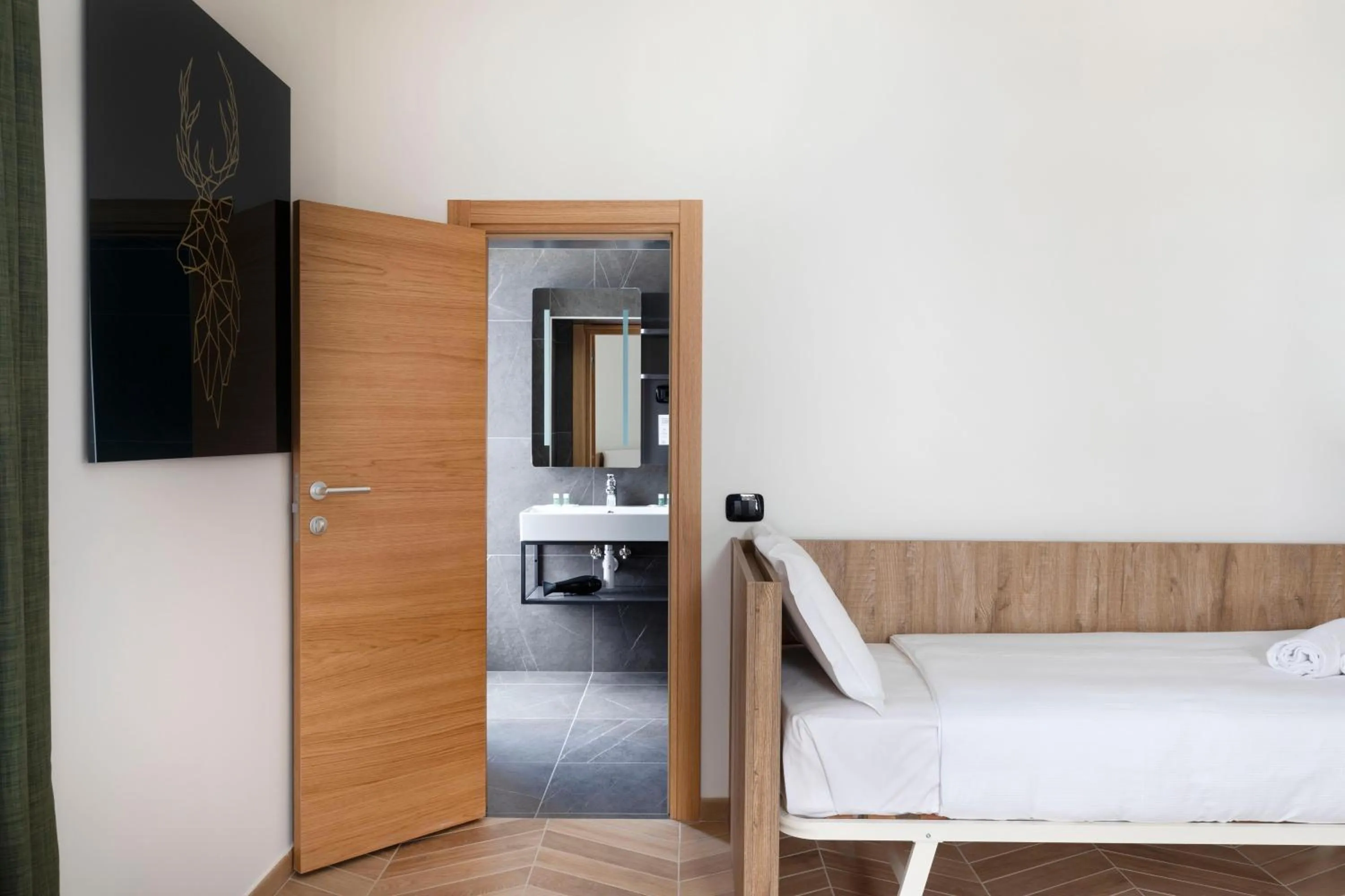 Photo of the whole room, Bed in B&B Hotel Passo Tre Croci Cortina