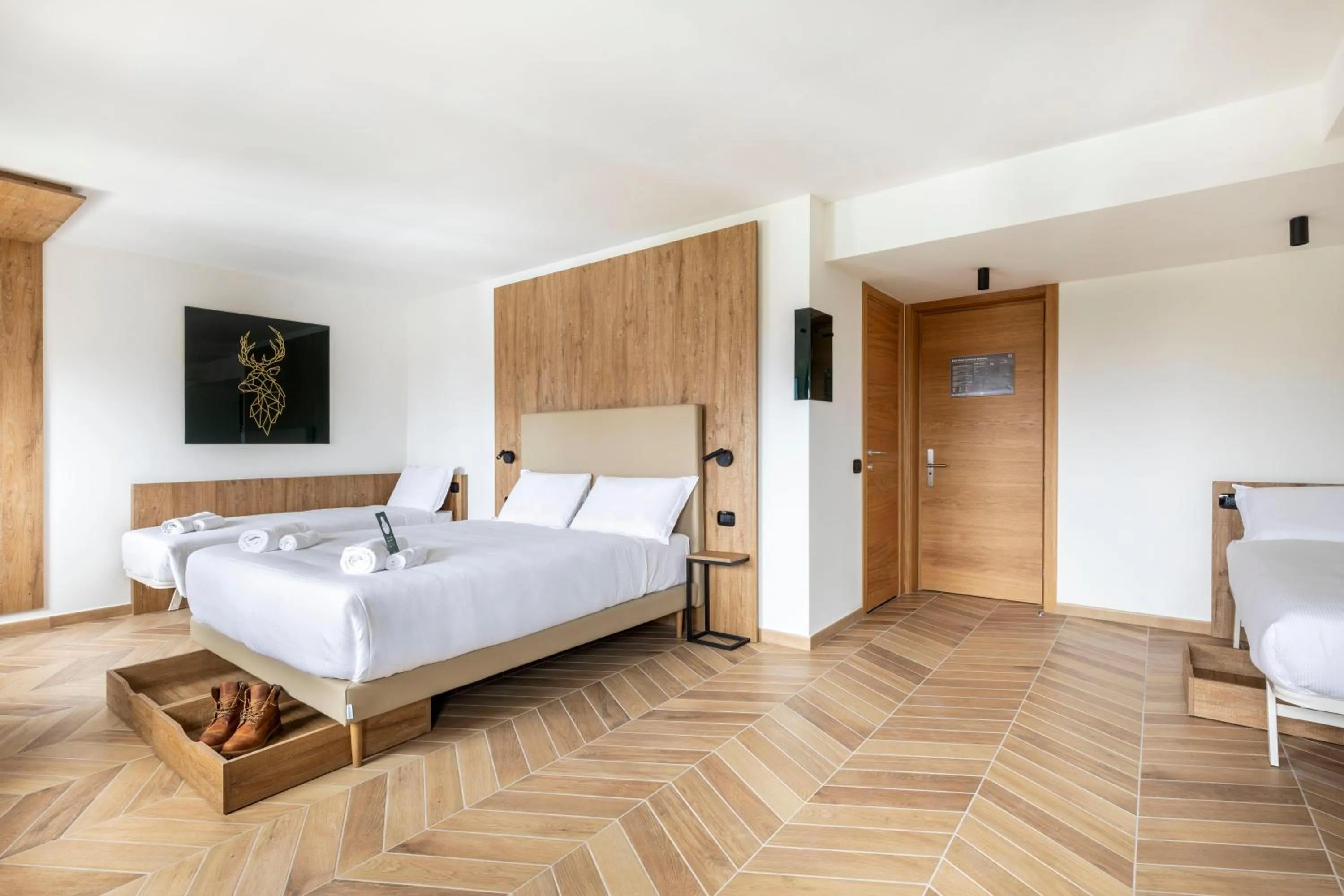 Photo of the whole room, Bed in B&B Hotel Passo Tre Croci Cortina